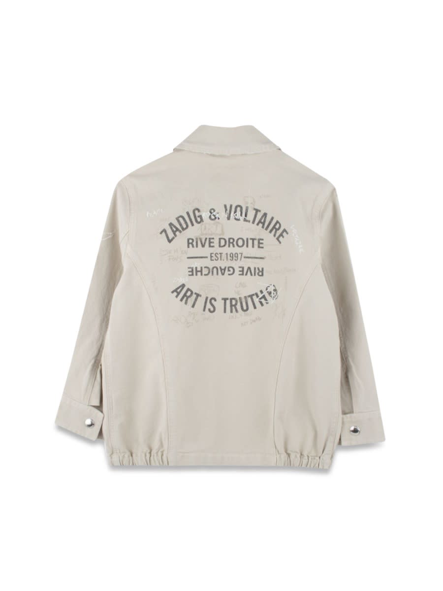 Shop Zadig & Voltaire Jacket In Beige