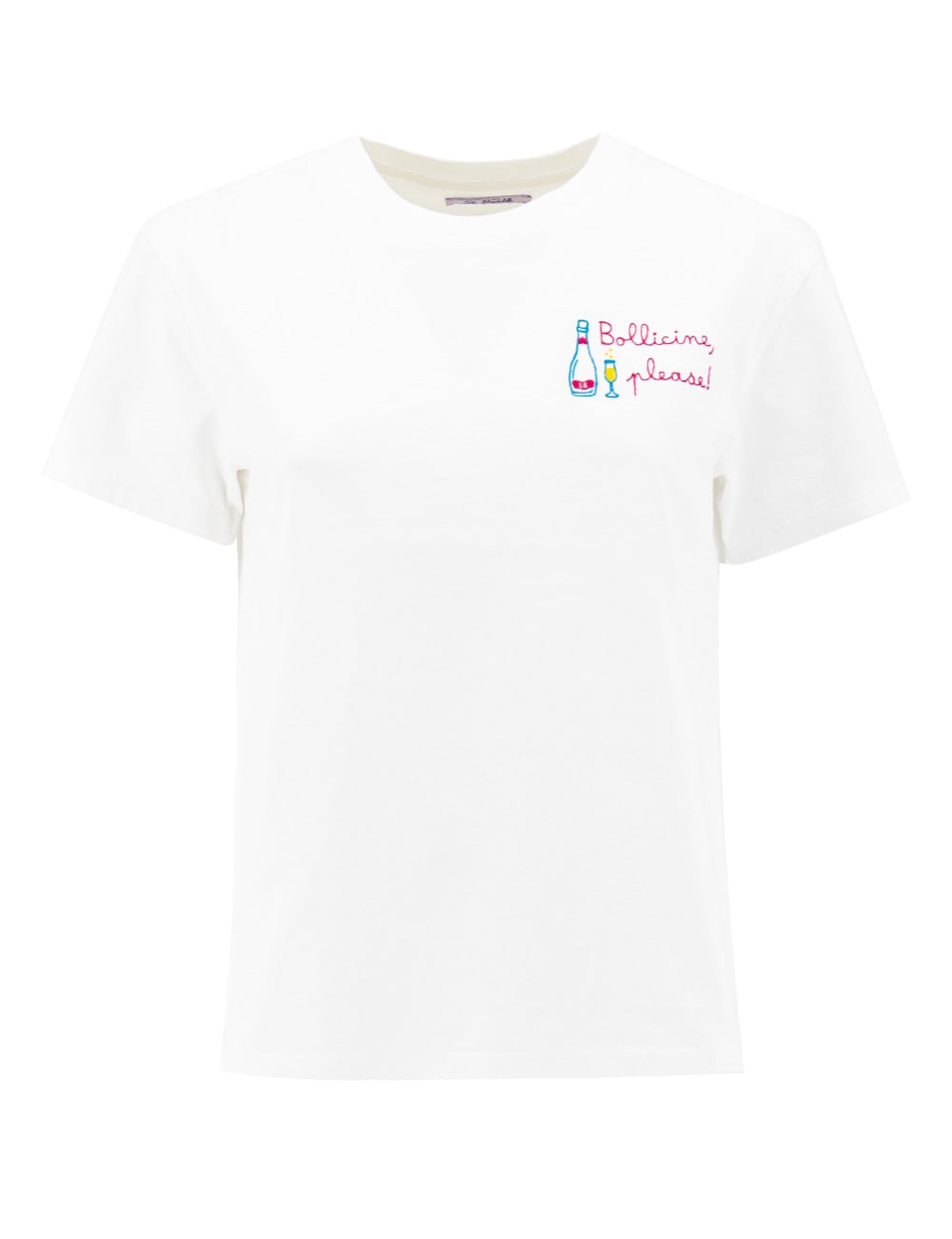 Shop Mc2 Saint Barth T-shirt In Bollicine Please 01 Emb