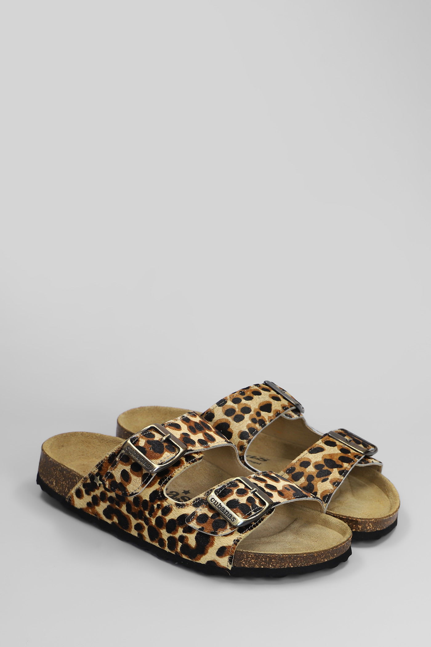 Cubanas Amalia Flats In Animalier Pony Skin