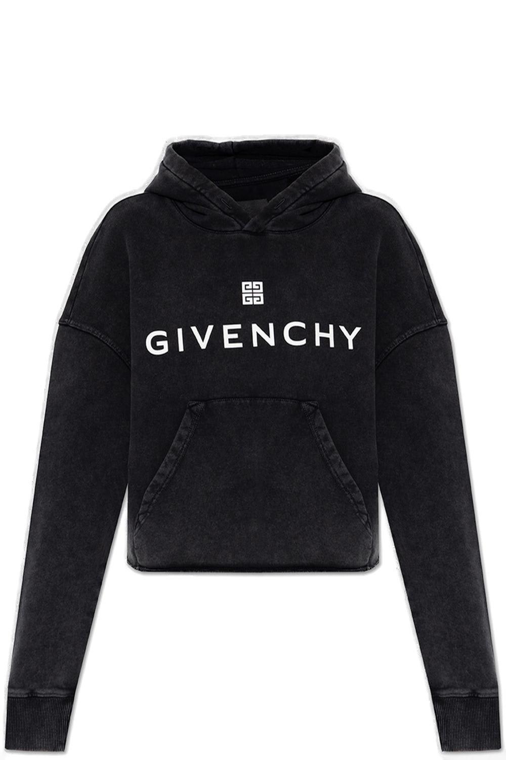 Givenchy Logo Printed Long-sleeved Hoodie