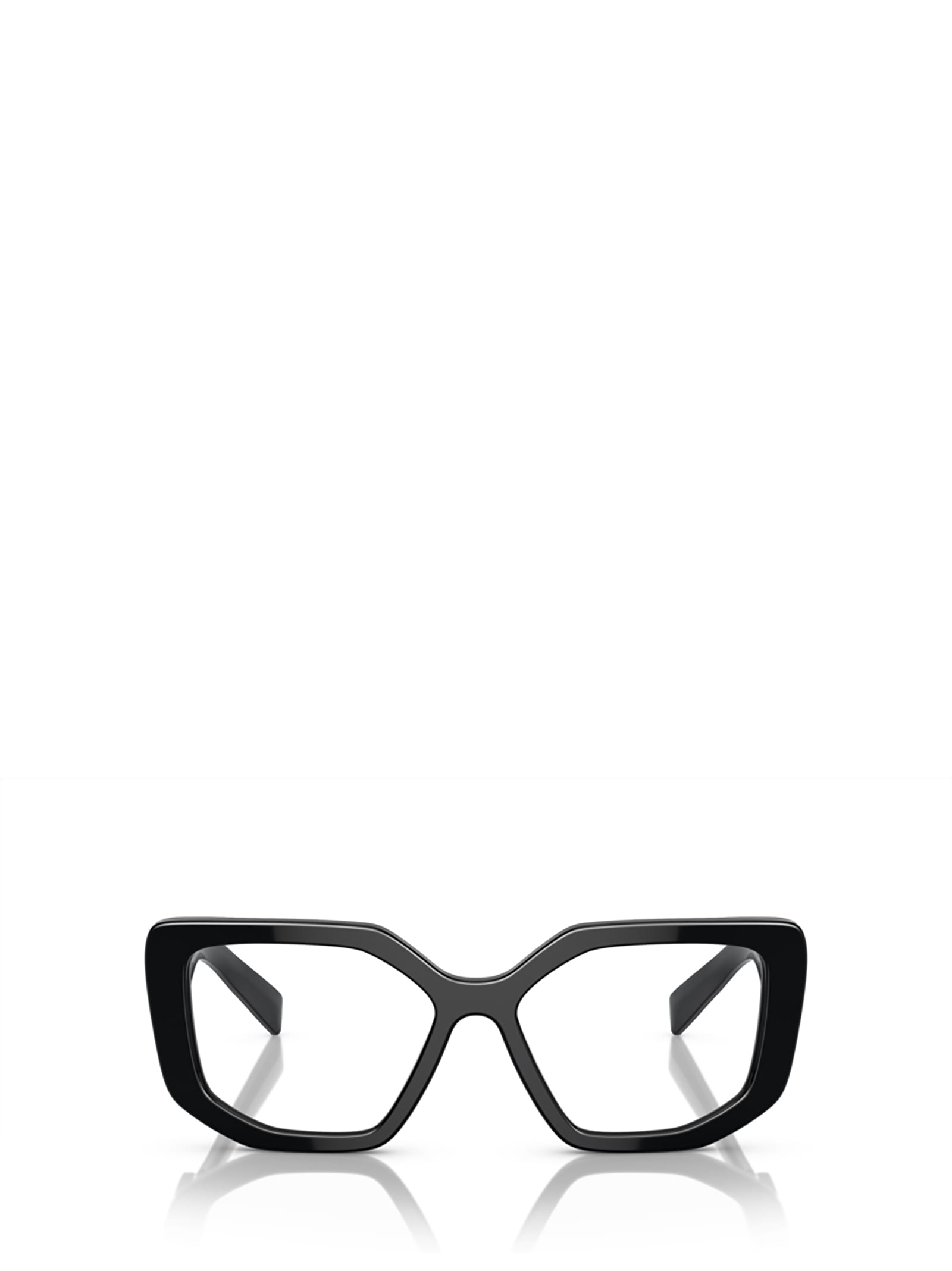 Prada Pr A04v Black Glasses In Nero