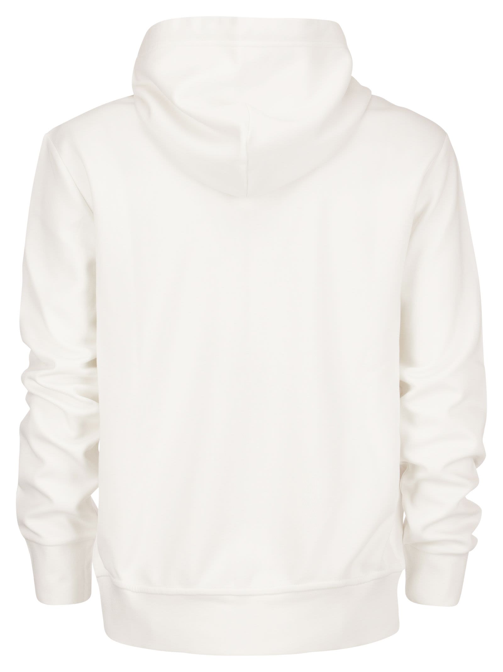 Shop Ralph Lauren Hooded Sweatshirt In White