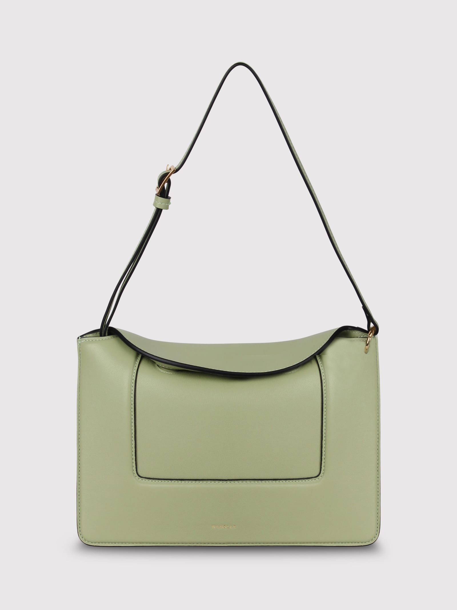 Shop Wandler Penelope Leather Shoulder Bag