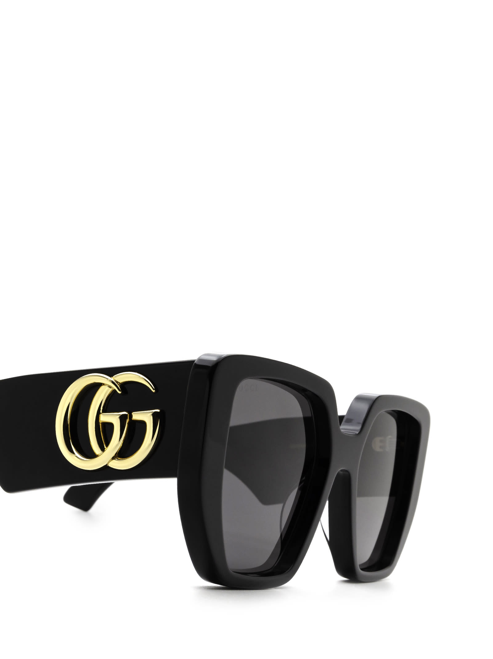 Shop Gucci Gg0956s Black Sunglasses