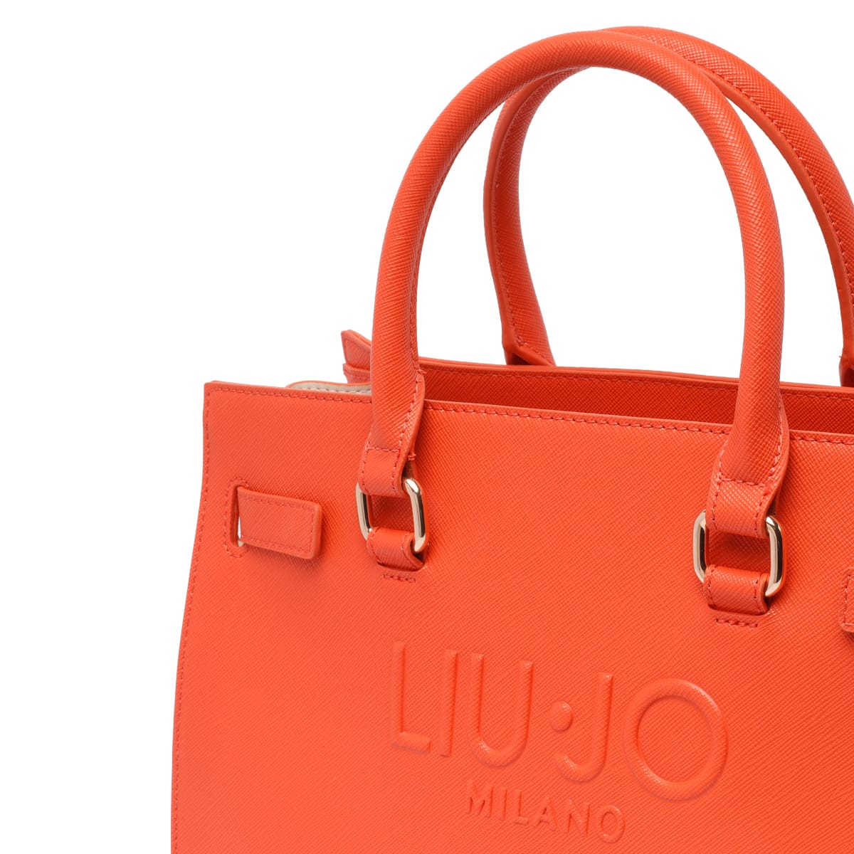 Liu •jo Logo Tote Bag In Orange