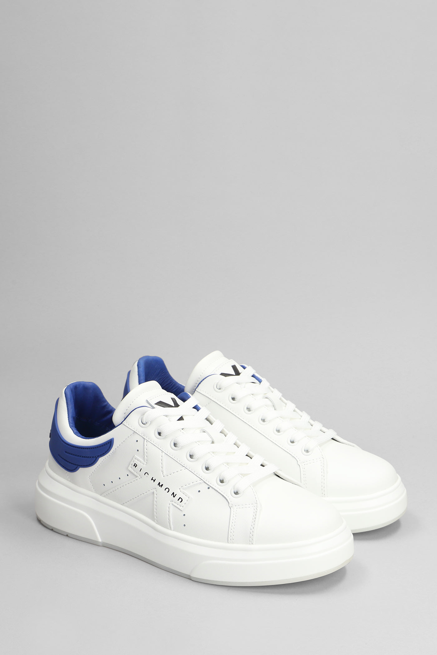 Shop John Richmond Sneakers In White Leather