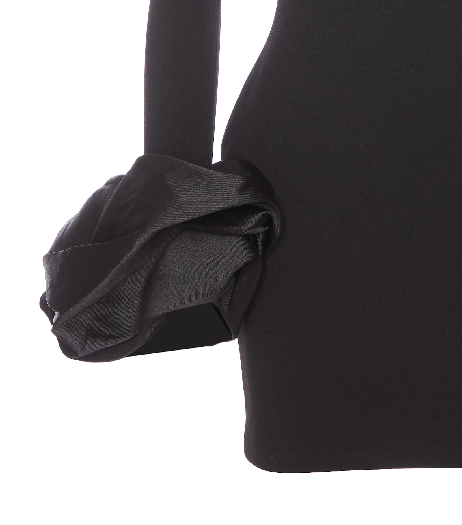 Solace London Payton Mini Dress In Black
