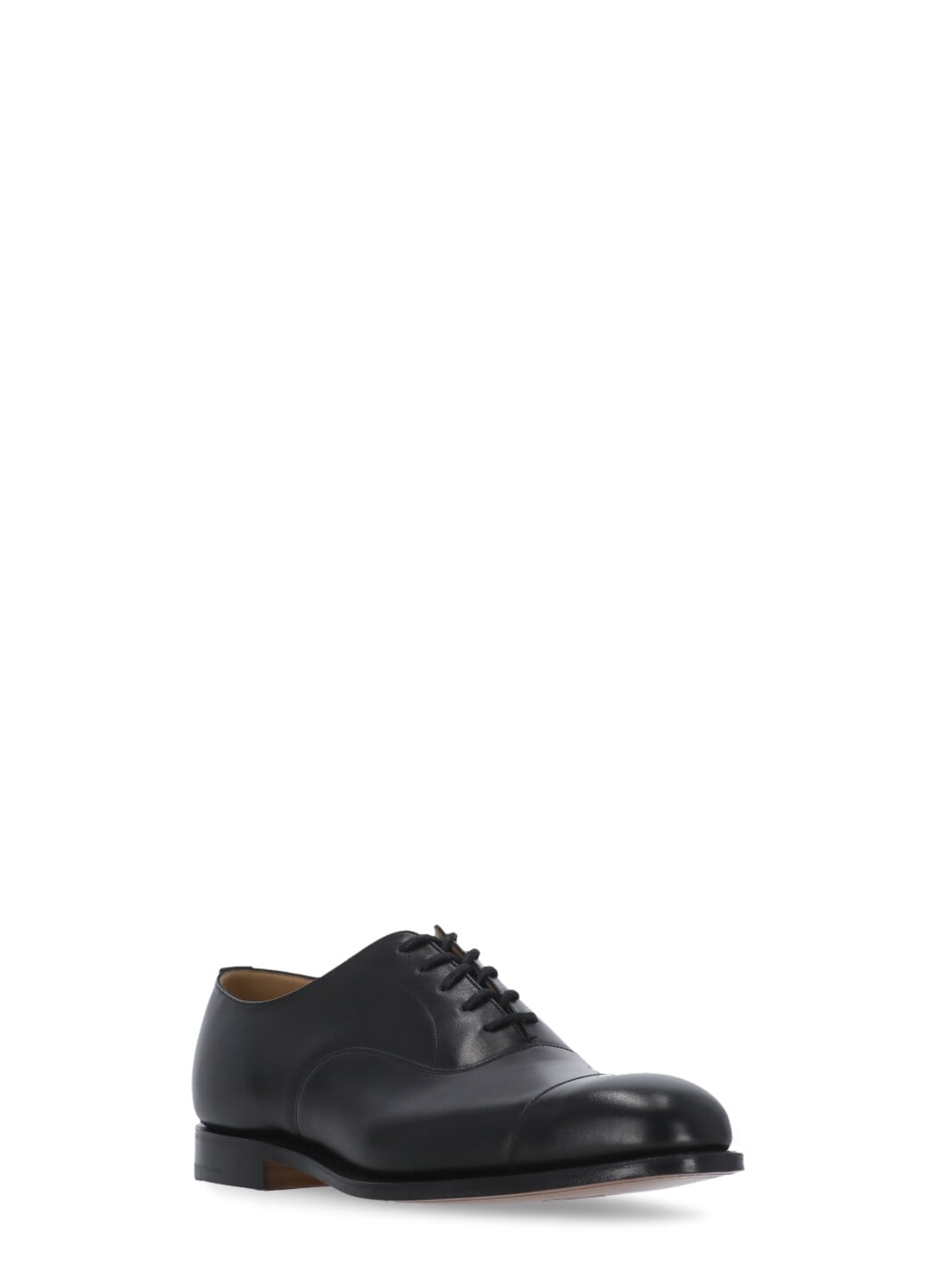 Church's Polished Leather Lace-up Shoes In Black