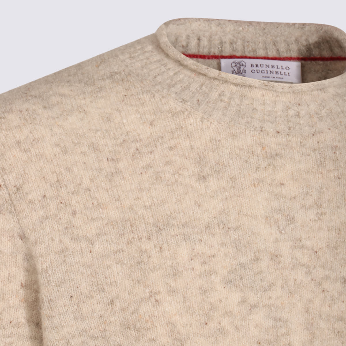 Brunello Cucinelli Sweaters Light And Natural In White