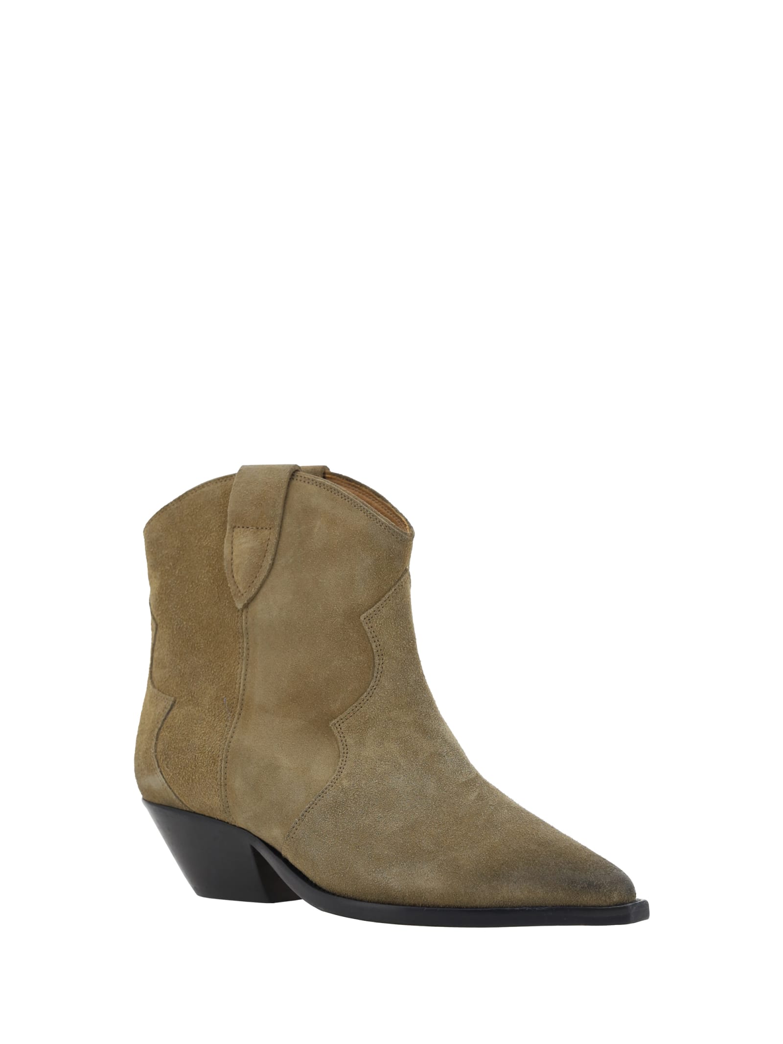 Shop Isabel Marant Dewina Boots In Taupe