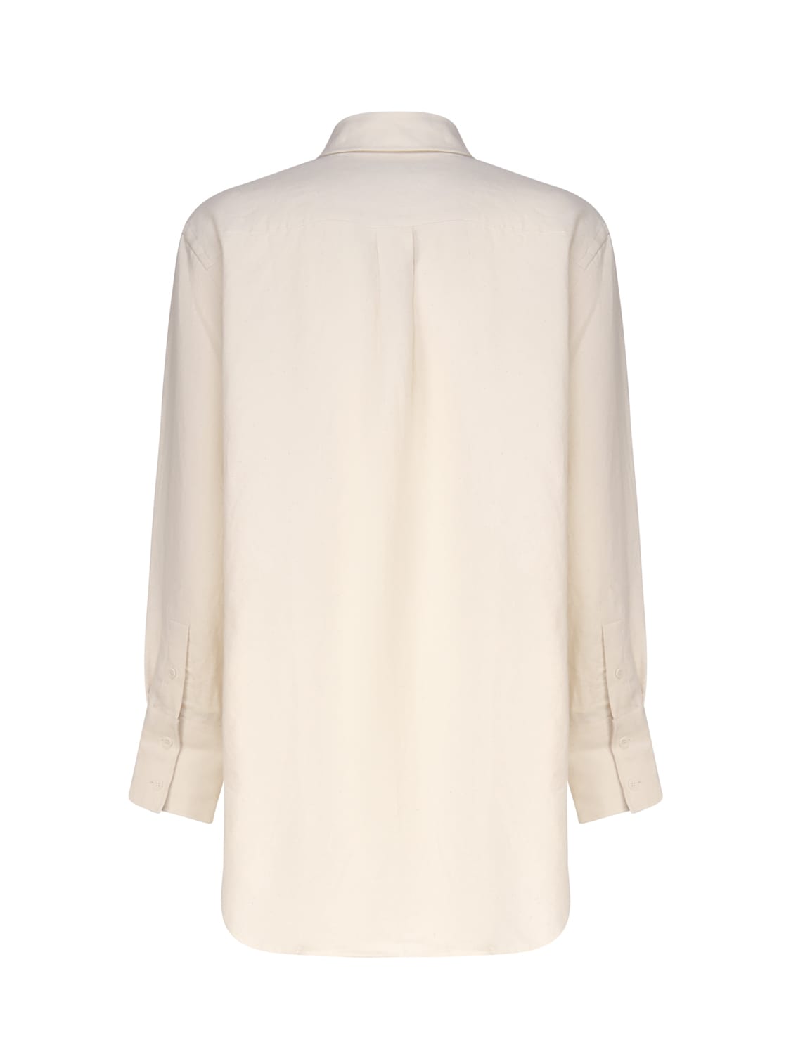 Shop Jw Anderson Shirt With Anchor Embroidery In Ivory