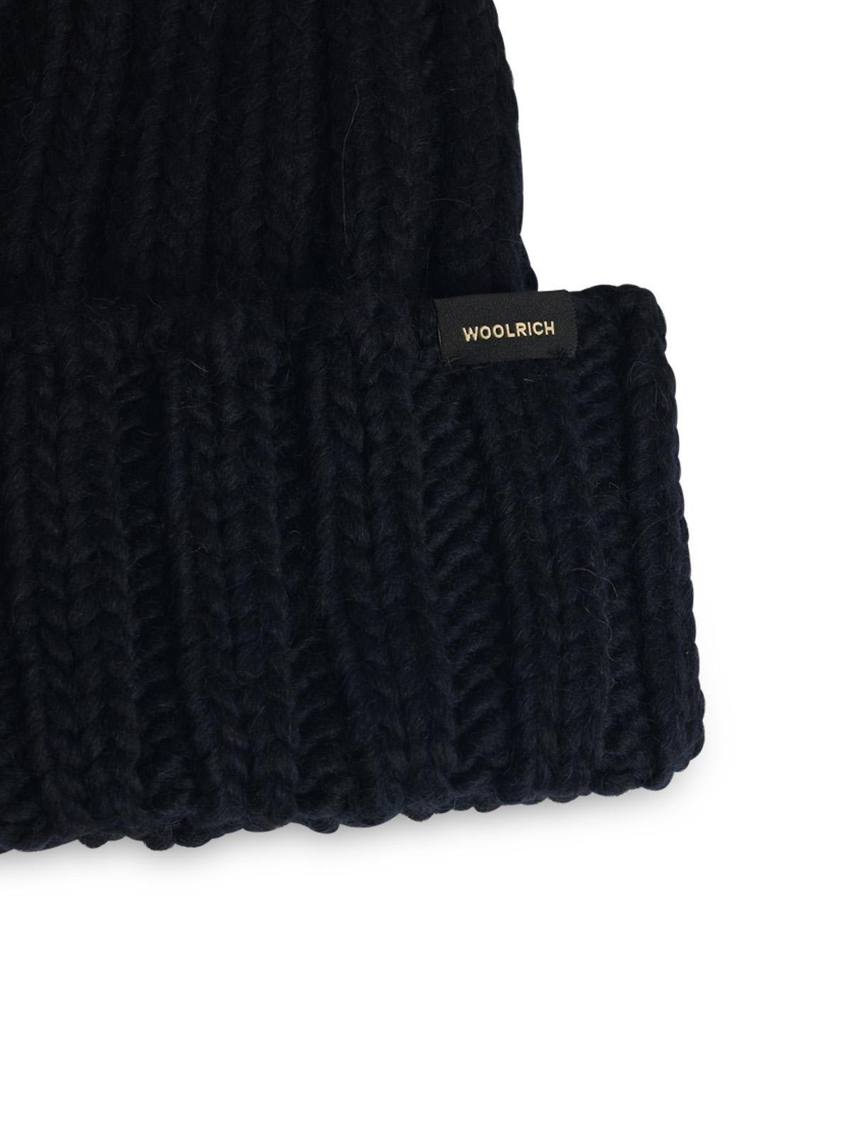 Woolrich Ribbed-knit Beanie In Melton Blue