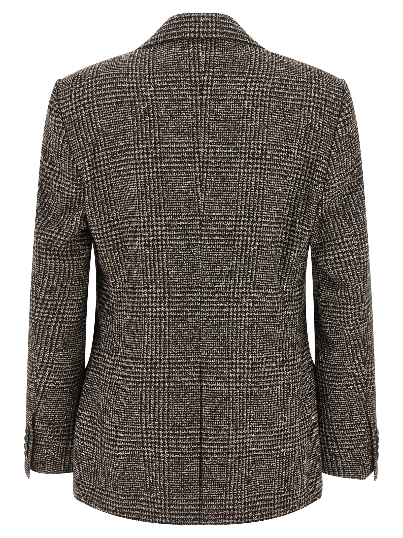 Dolce & Gabbana Single-breasted Felted Jacket In Gray