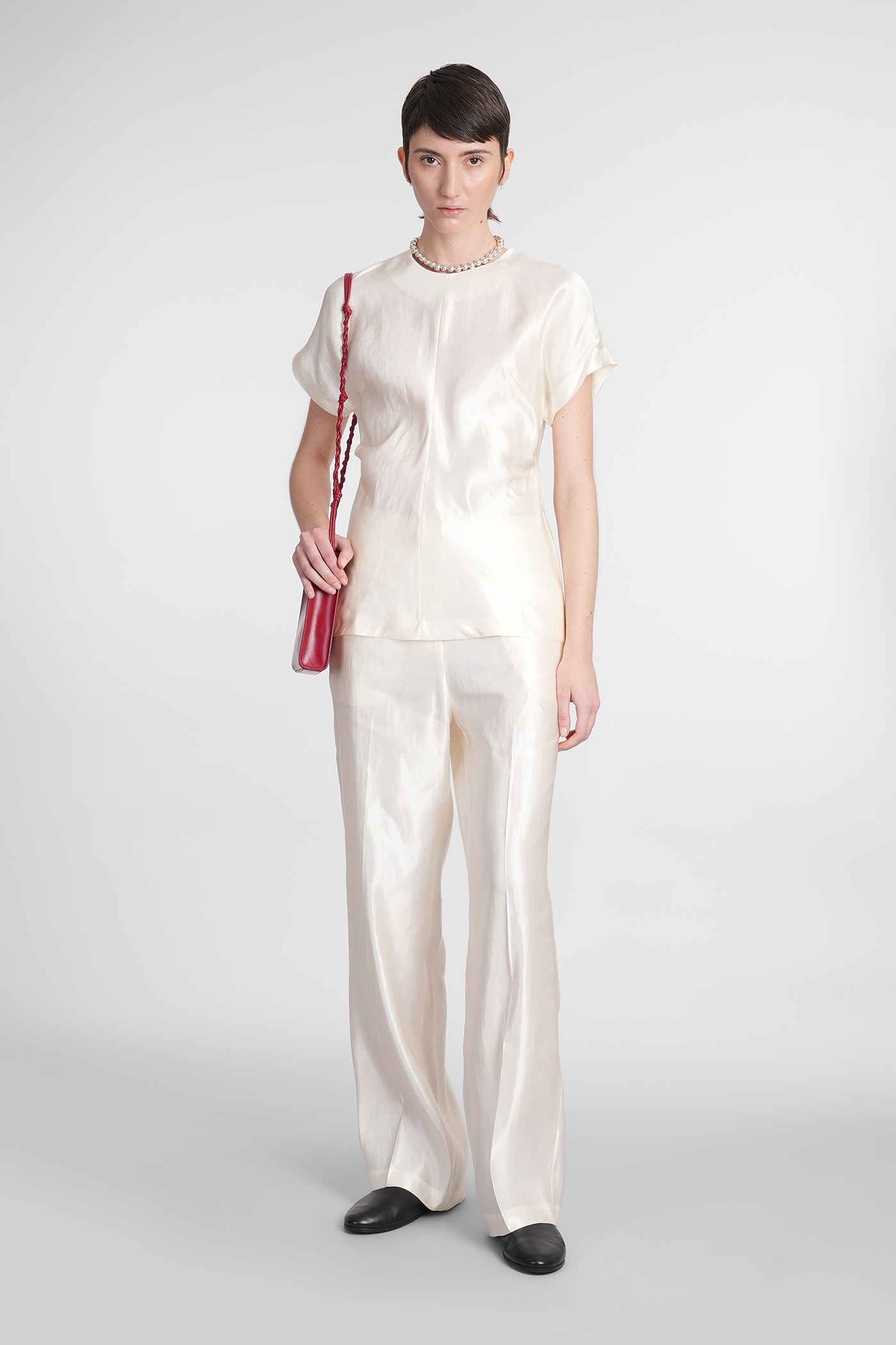 Loulou Studio Sally Pants In Beige
