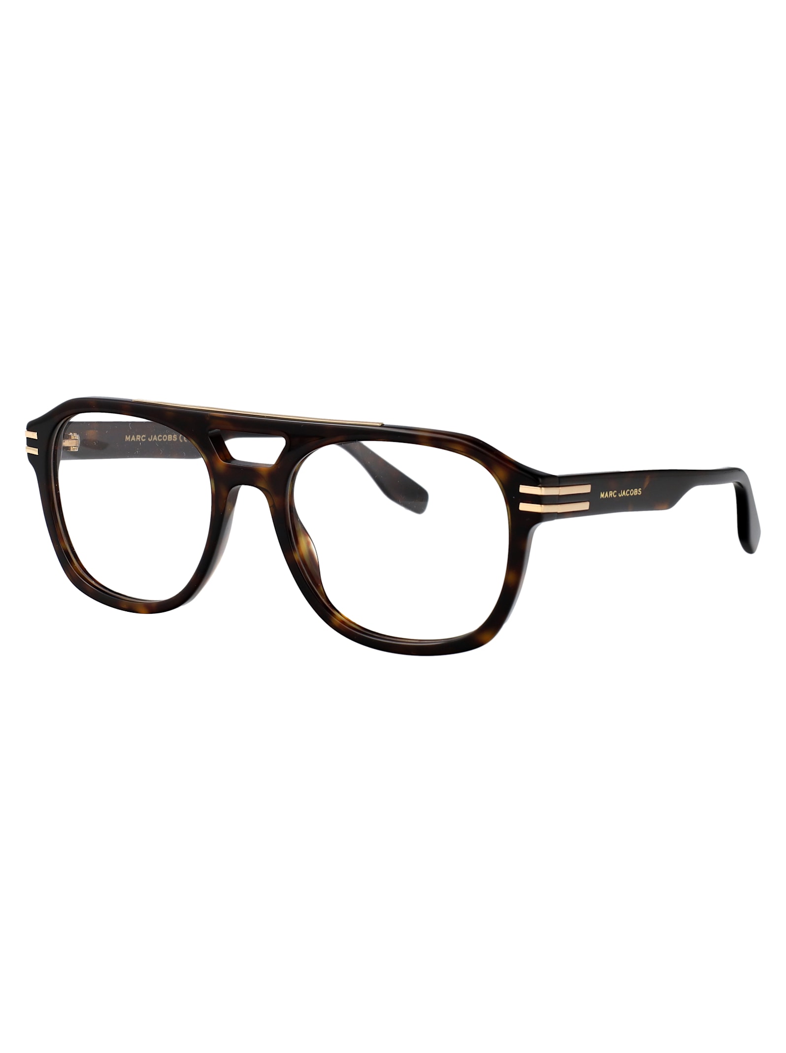 Marc Jacobs Geometric Flat Mirror In Brown