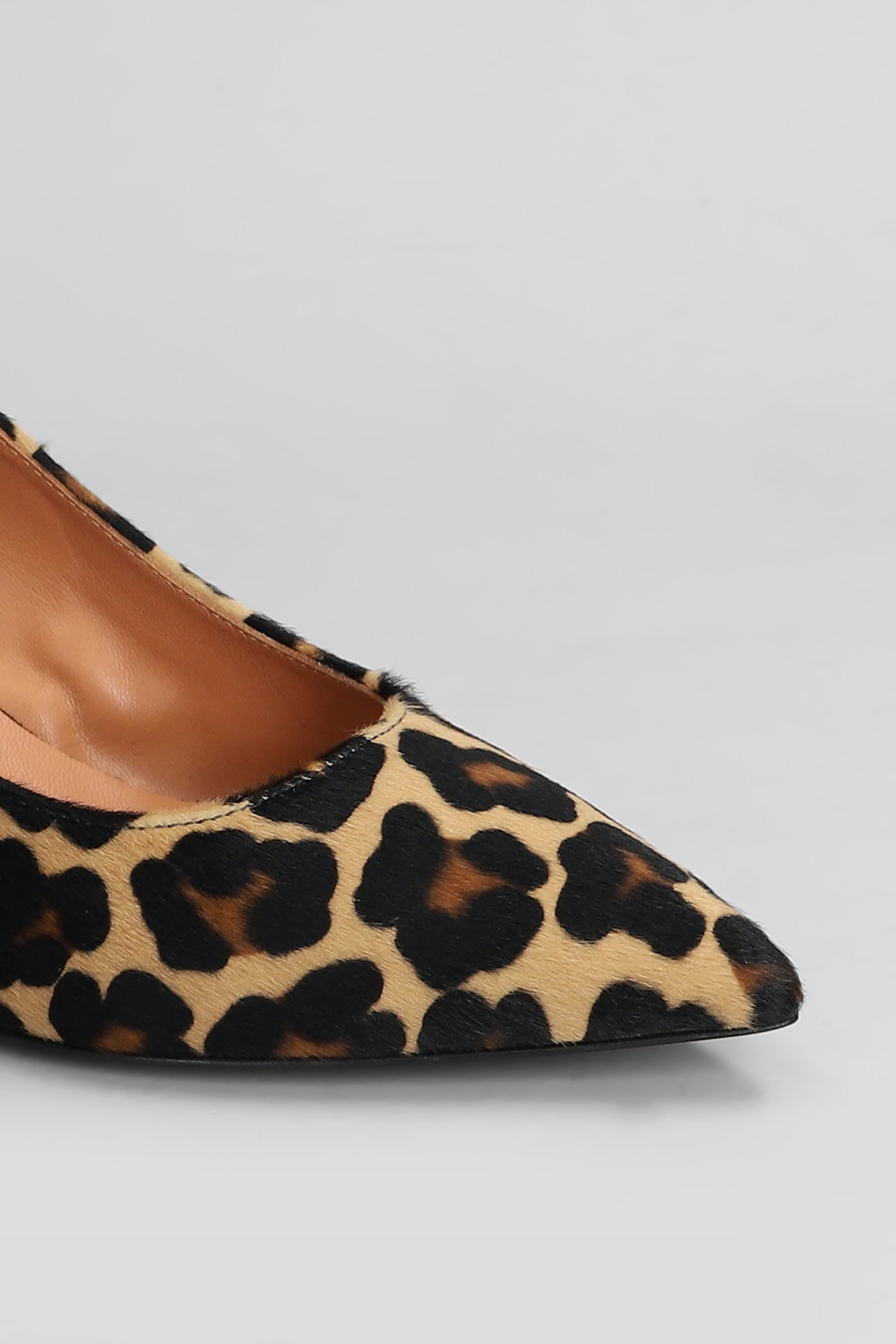 Via Roma 15 Pumps In Animalier Pony Skin In Animalier