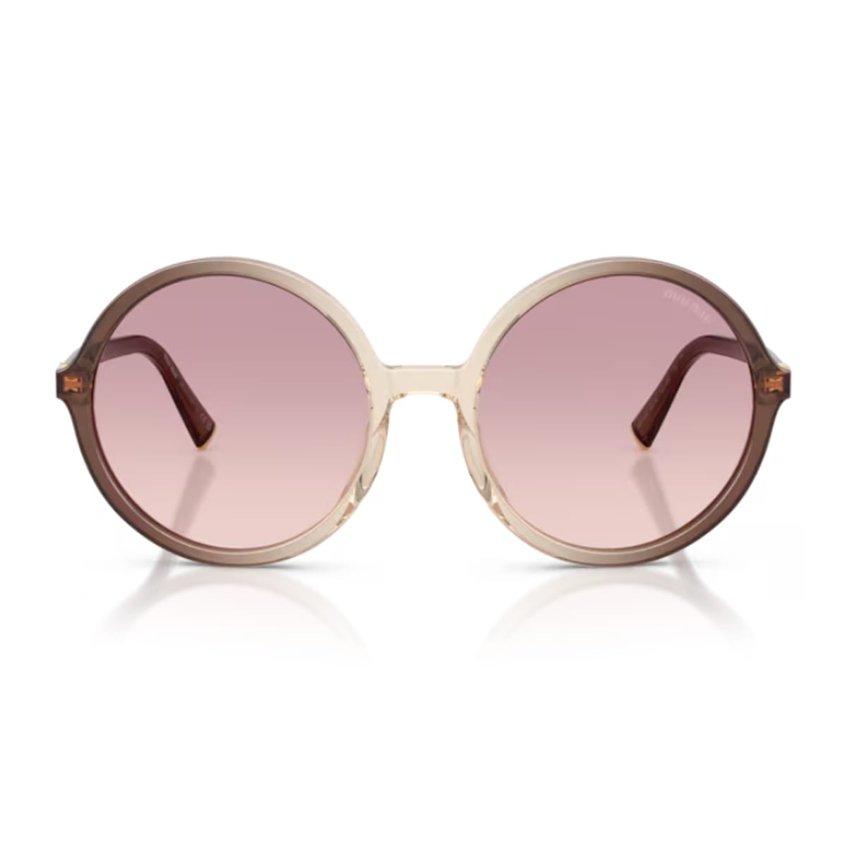 Miu Miu 0mu B02s Miu Regard 25g40s Marrone Sfumato Sunglasses In Brown