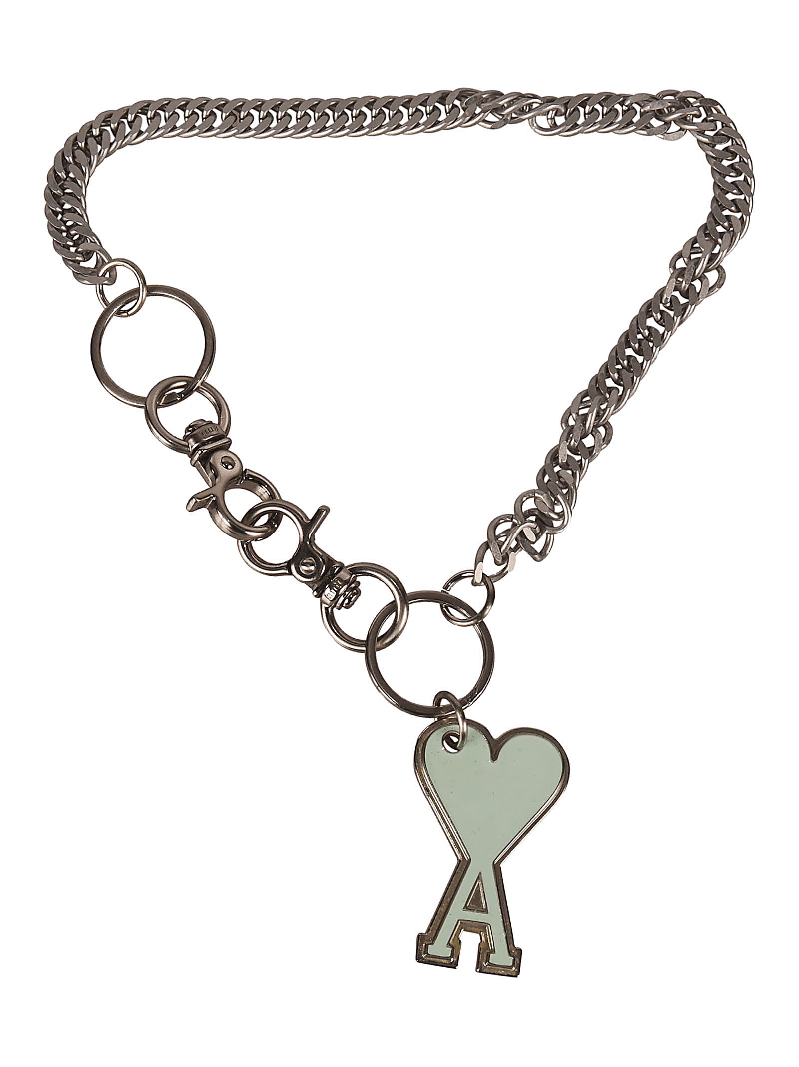 Ami Alexandre Mattiussi Logo Chain Necklace