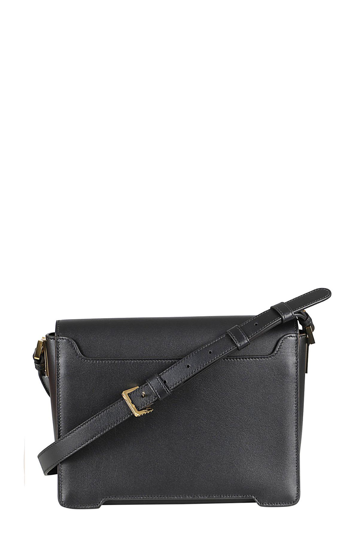 Shop Marni Shoulder Bag Medium In Black