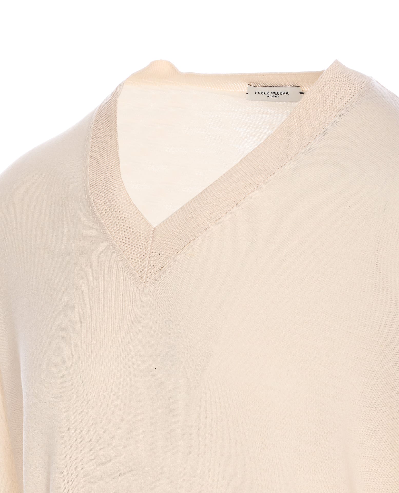 Paolo Pecora Silk-blend Jumper In White