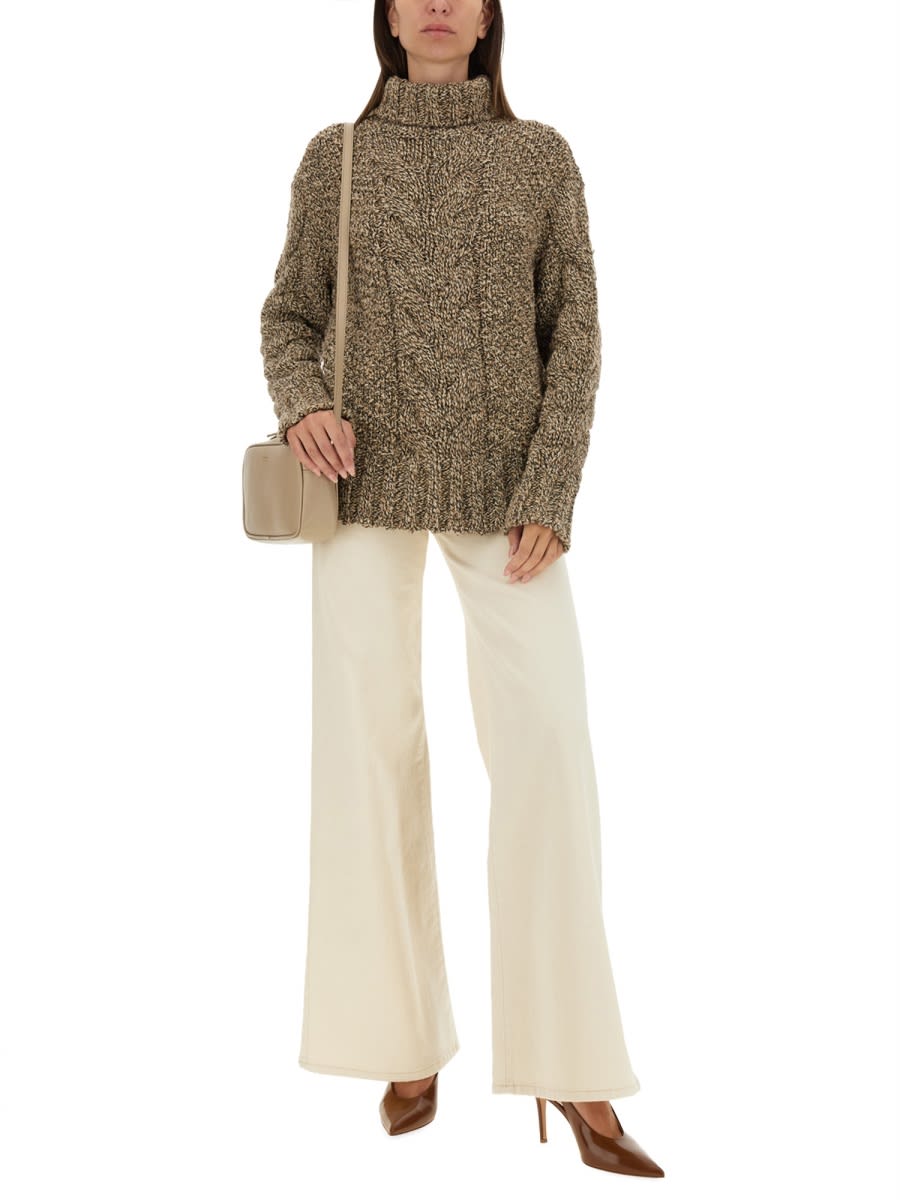 Shop Kiton Wool Jersey. In Brown