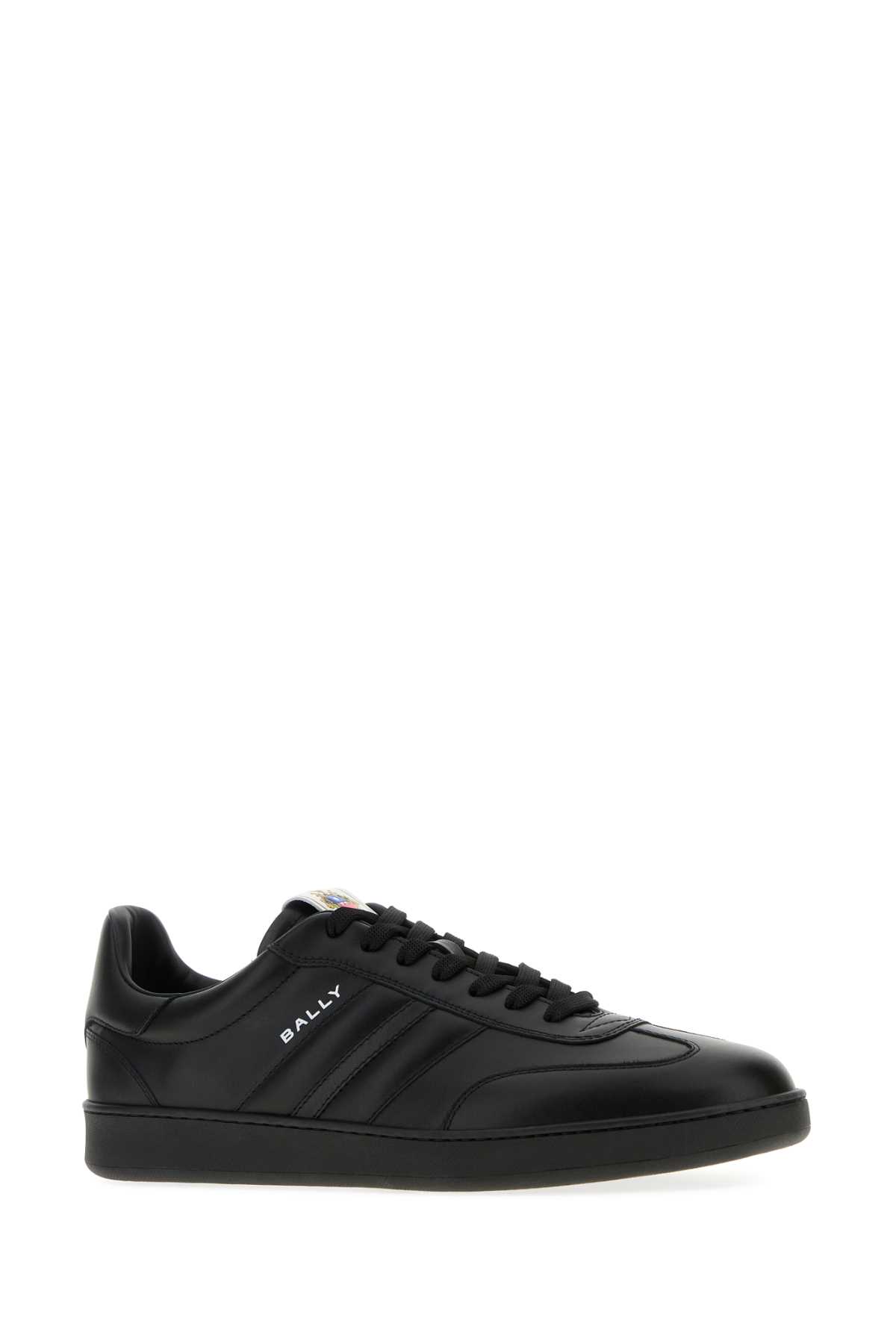 Bally Retro Crest Lace-up Sneakers In Black
