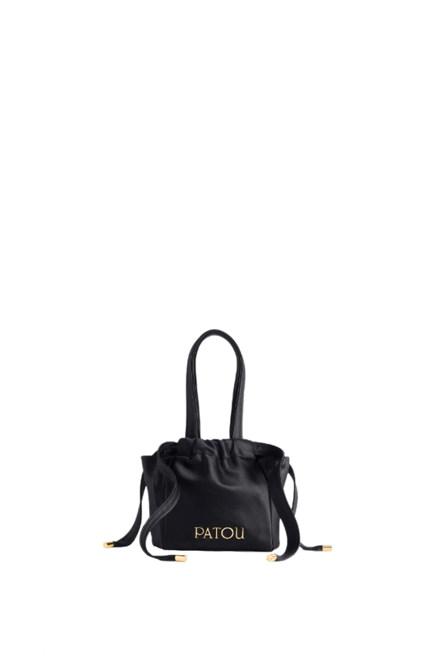 Shop Patou Handbag In Black