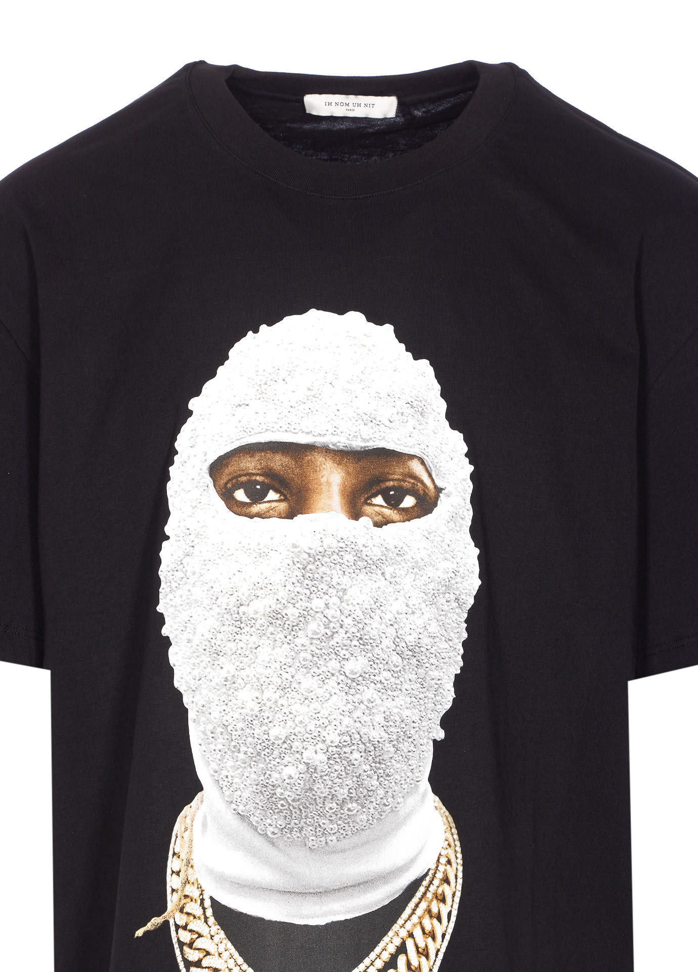 Ih Nom Uh Nit Future Mask Graphic T-shirt And Vest In Black