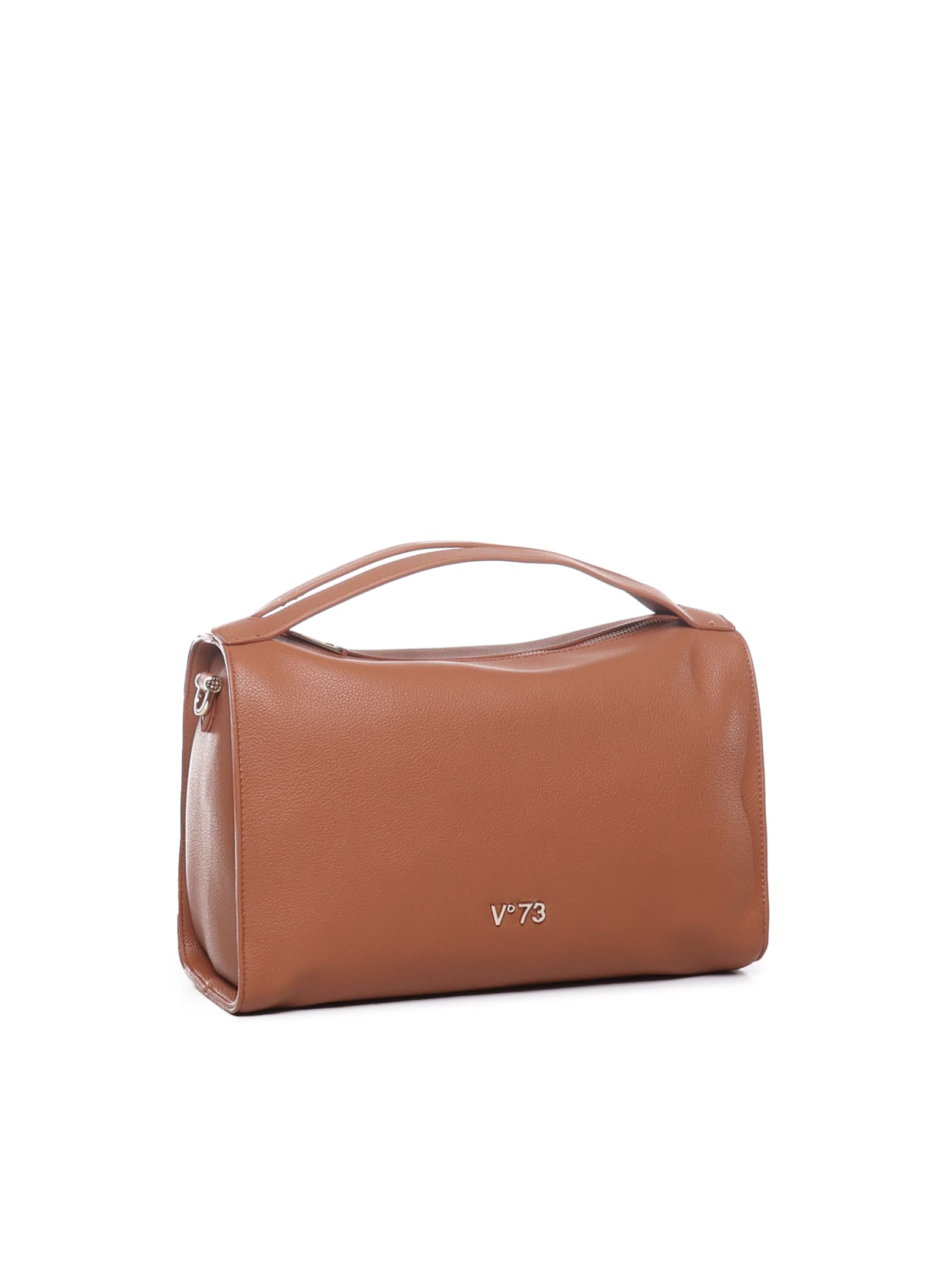 Shop V73 Shoulder Bag Anne In Ecoleather In Leather