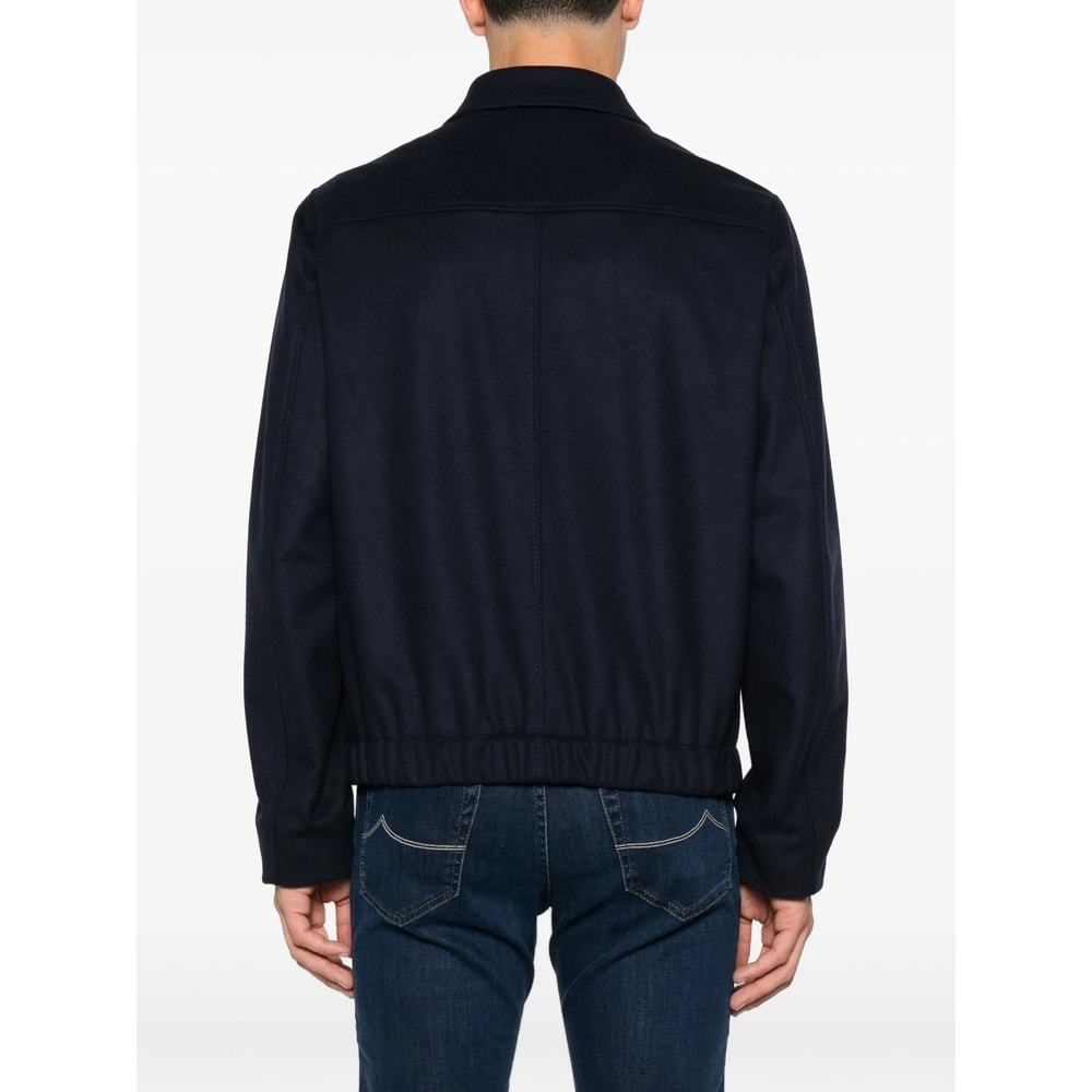 Incotex Outerwear In Blue