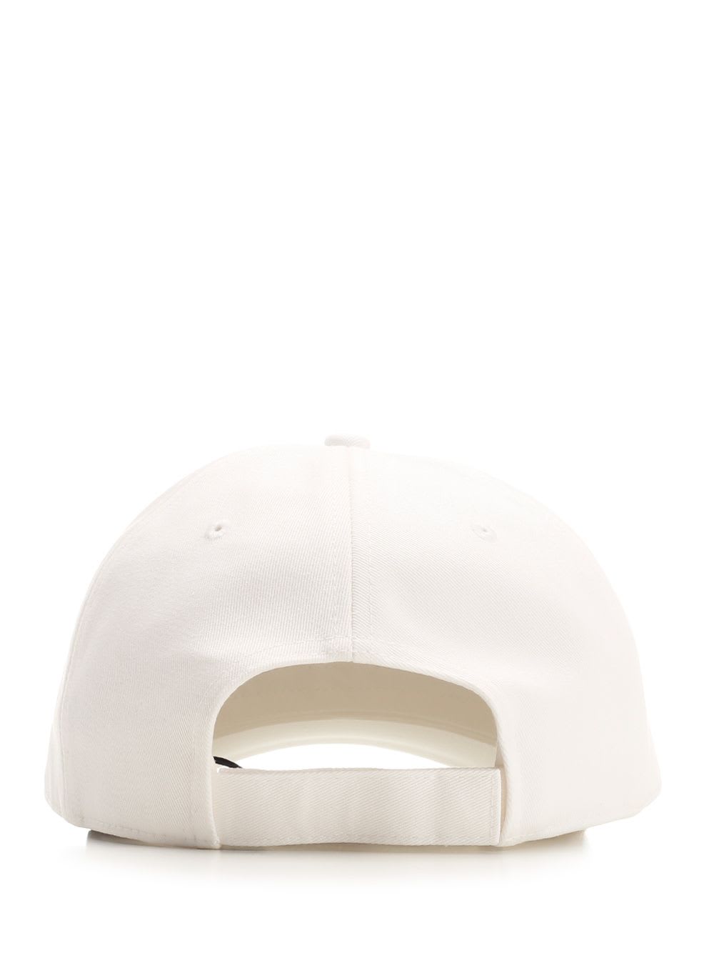 Shop Moncler Cotton Gabardine Baseball Cap In White