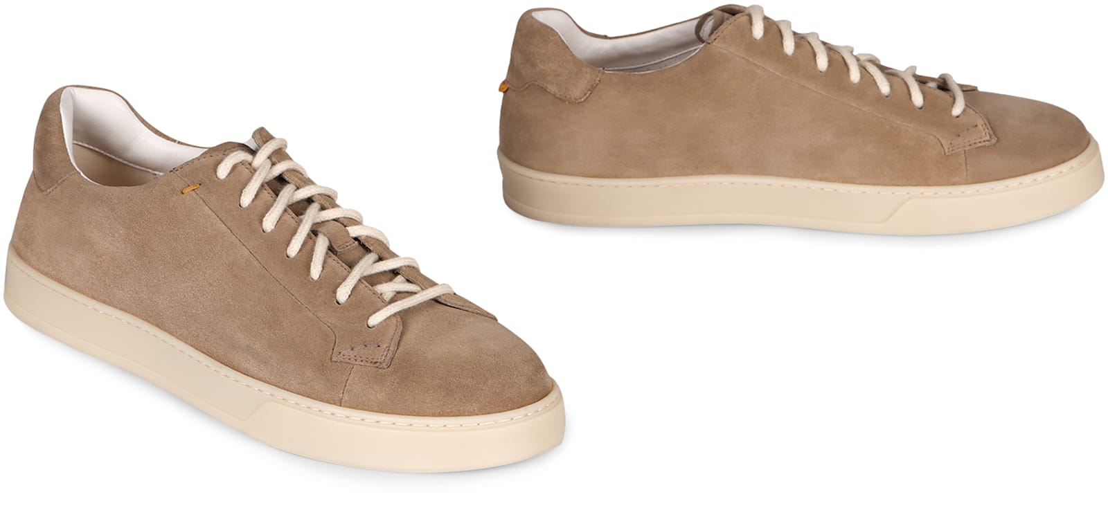 Doucal's Men's Leather Sneakers In White