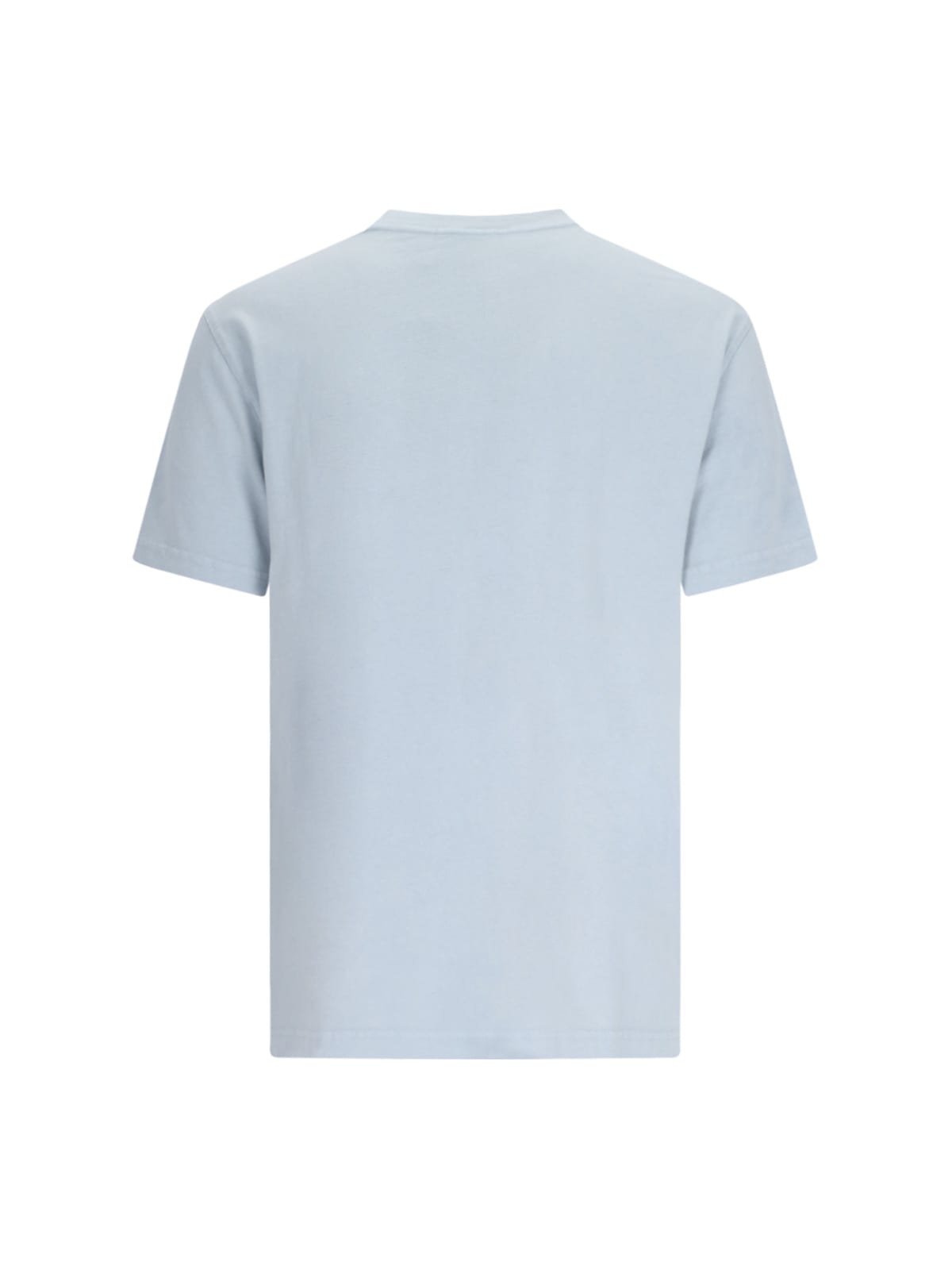 Shop Polo Ralph Lauren Logo Pocket T-shirt In Alpine Blue
