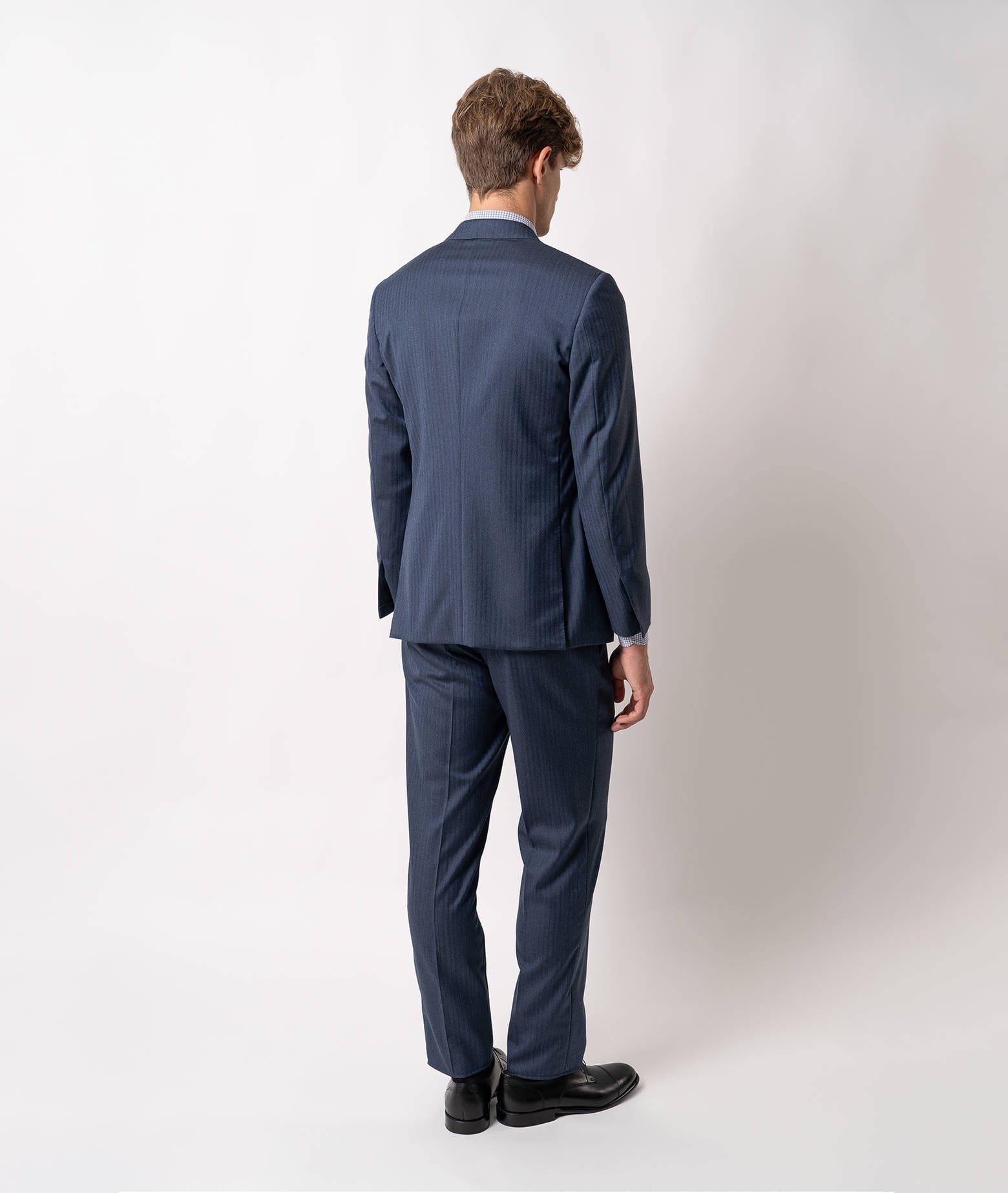 Larusmiani Single-breasted Wool Suit Seul Suit In Blue