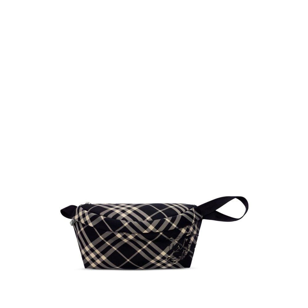 Shop Burberry Bum Bag In Black