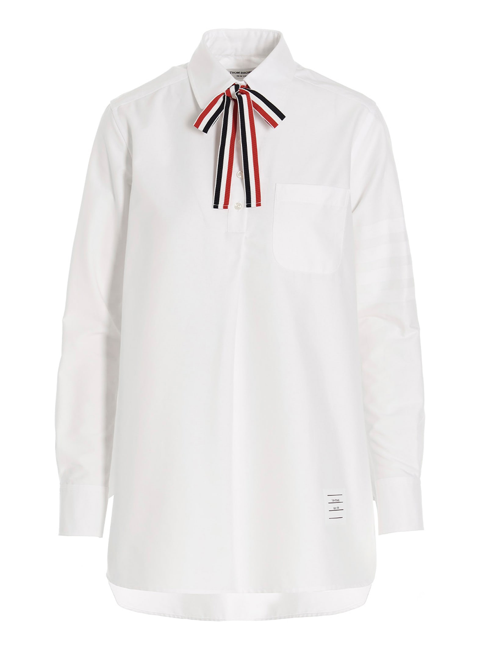 Logo Pussy Bow Blouse