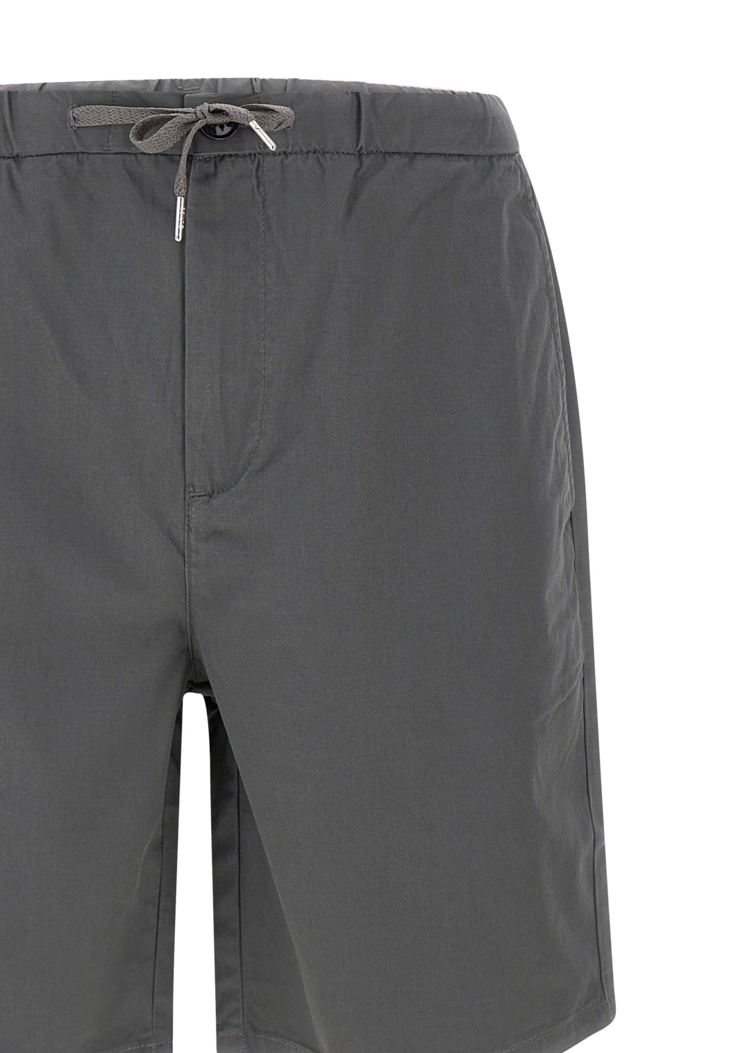 Shop Sun 68 Cotton Shorts  In Black
