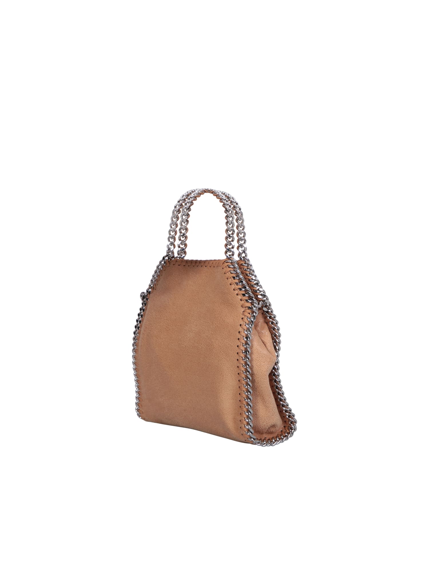 Shop Stella Mccartney Falabella Tiny Beige