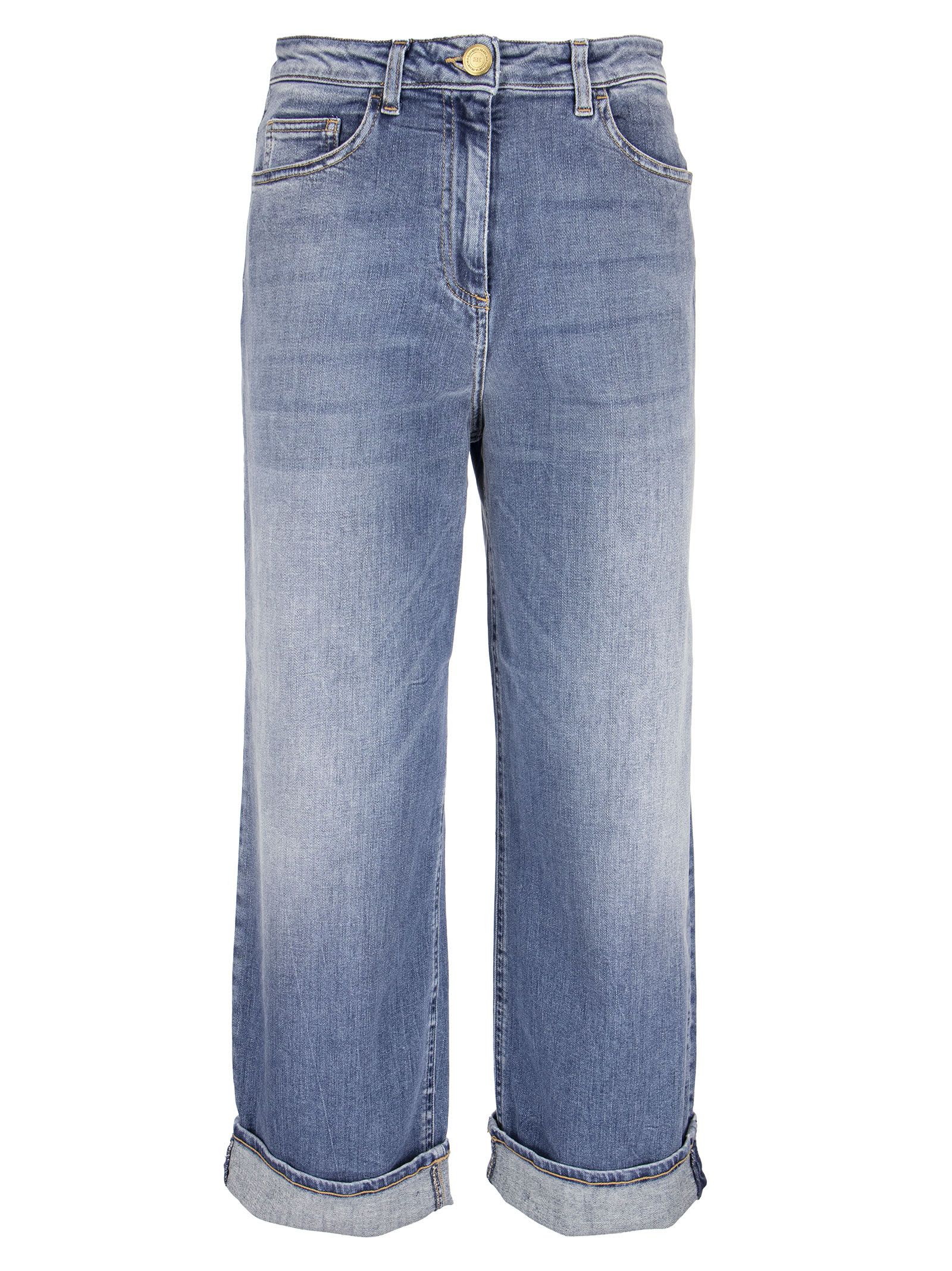Elisabetta Franchi Boyfriend-style Jeans