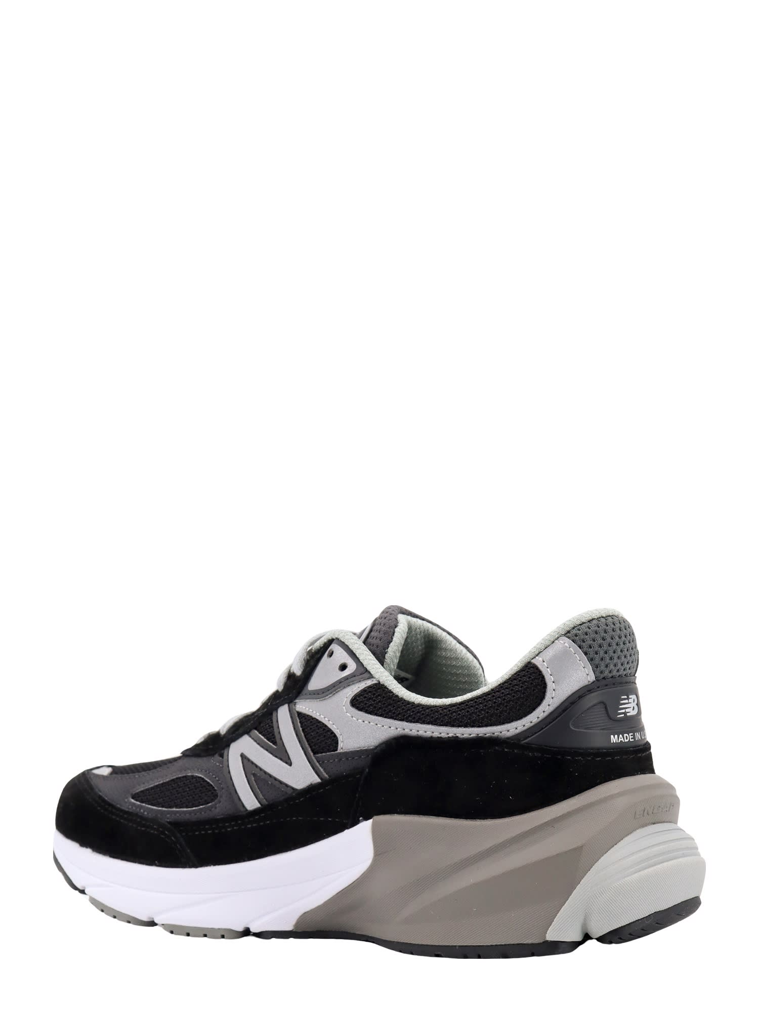 Shop New Balance 990 Sneakers In Black