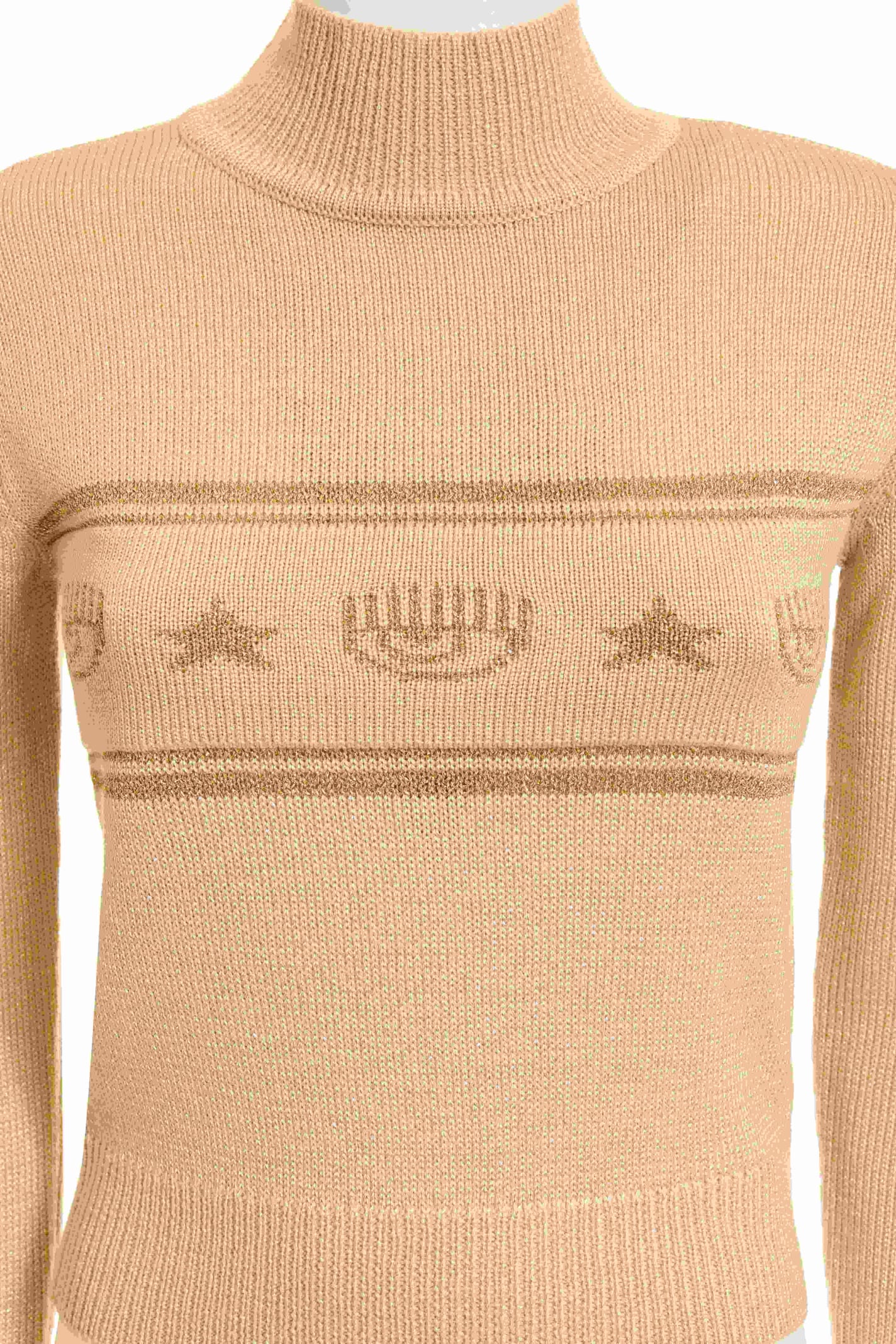 Shop Chiara Ferragni Sweaters Golden