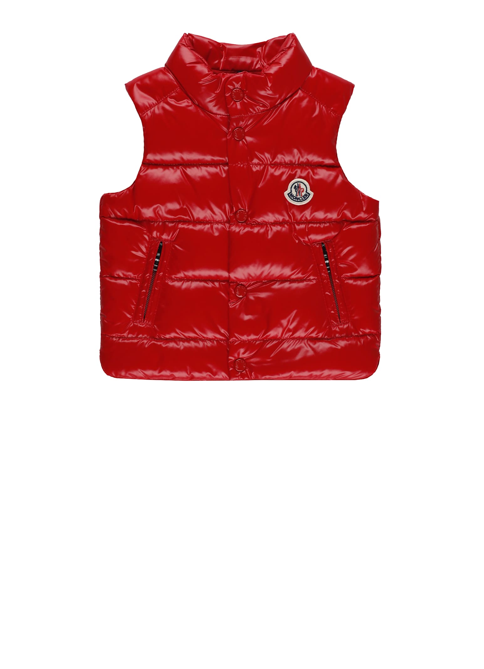 Moncler Bernard Vest In Red