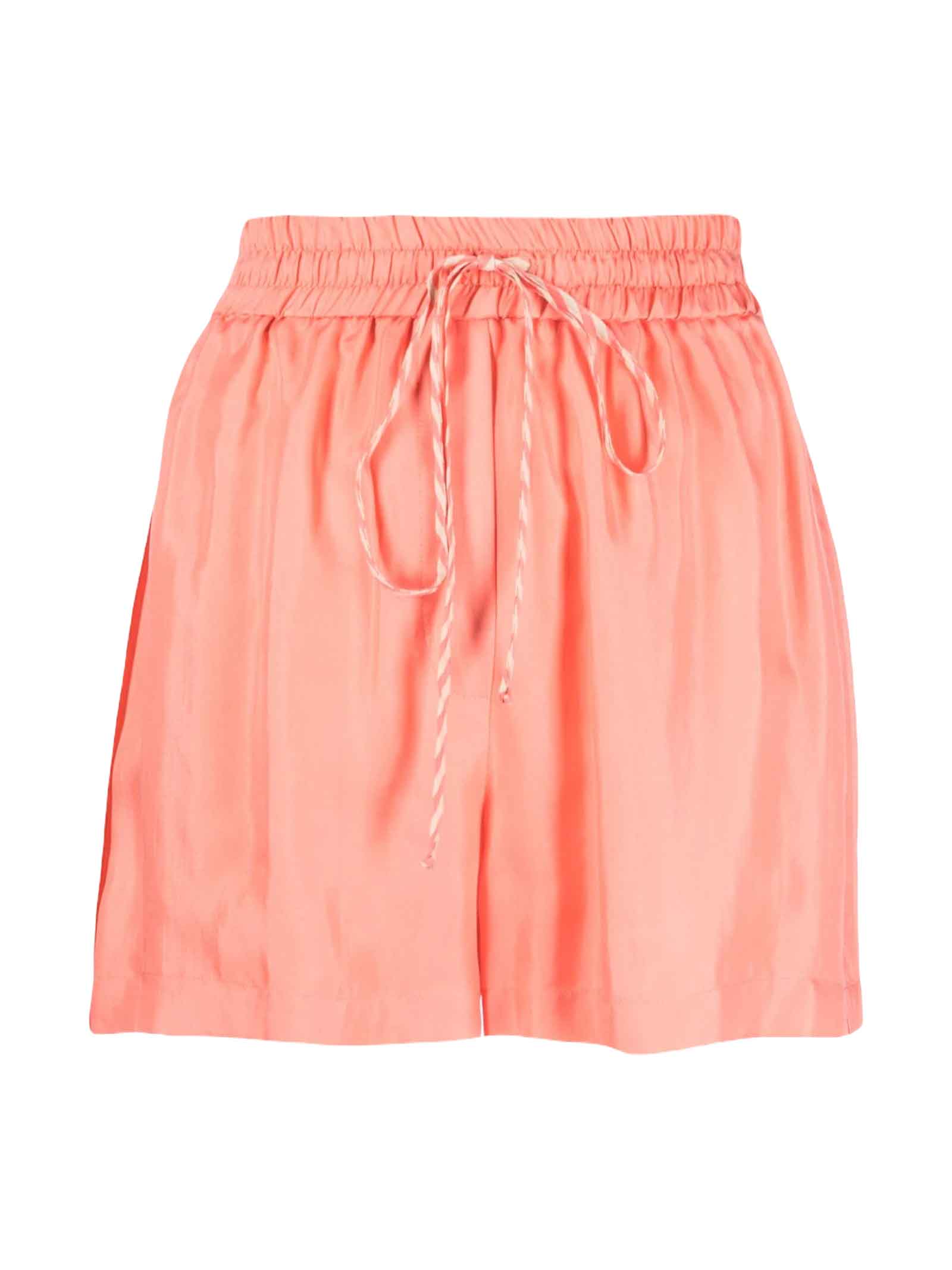 Alysi Twill Shorts In Pink