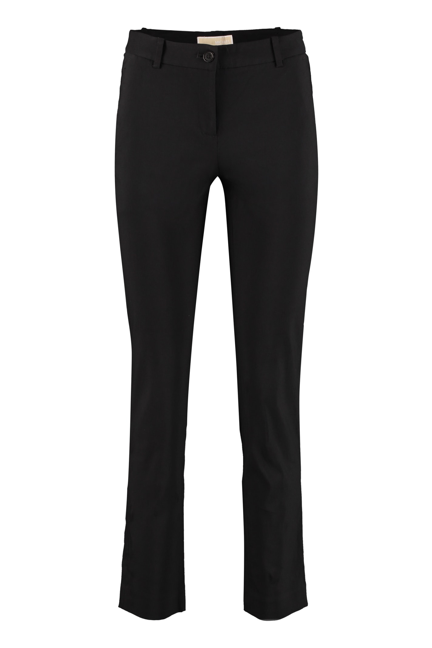 Click to view more detailed imagery on our partner's website Michael Michael Kors Miranda Cropped Trousers In Black