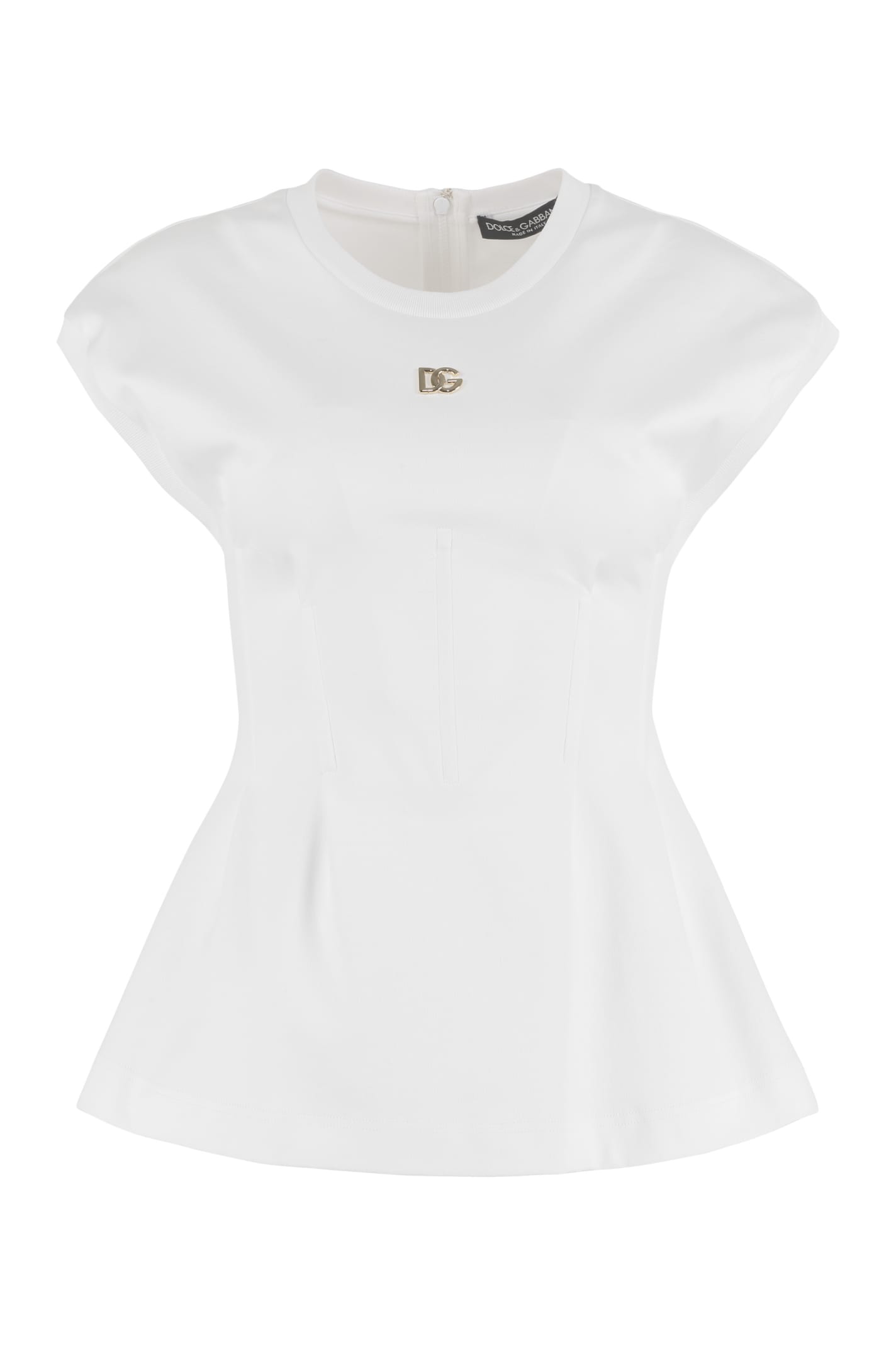 Dolce & Gabbana Cotton Top With Logo