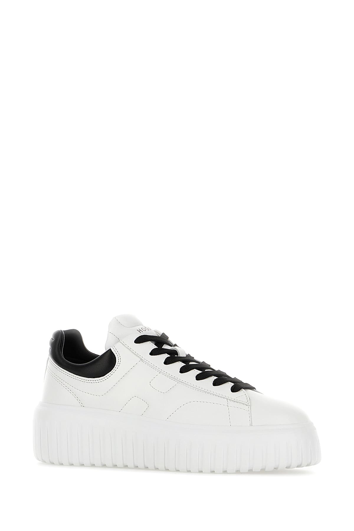 Hogan H-stripes Lace Up Sneakers In Multi