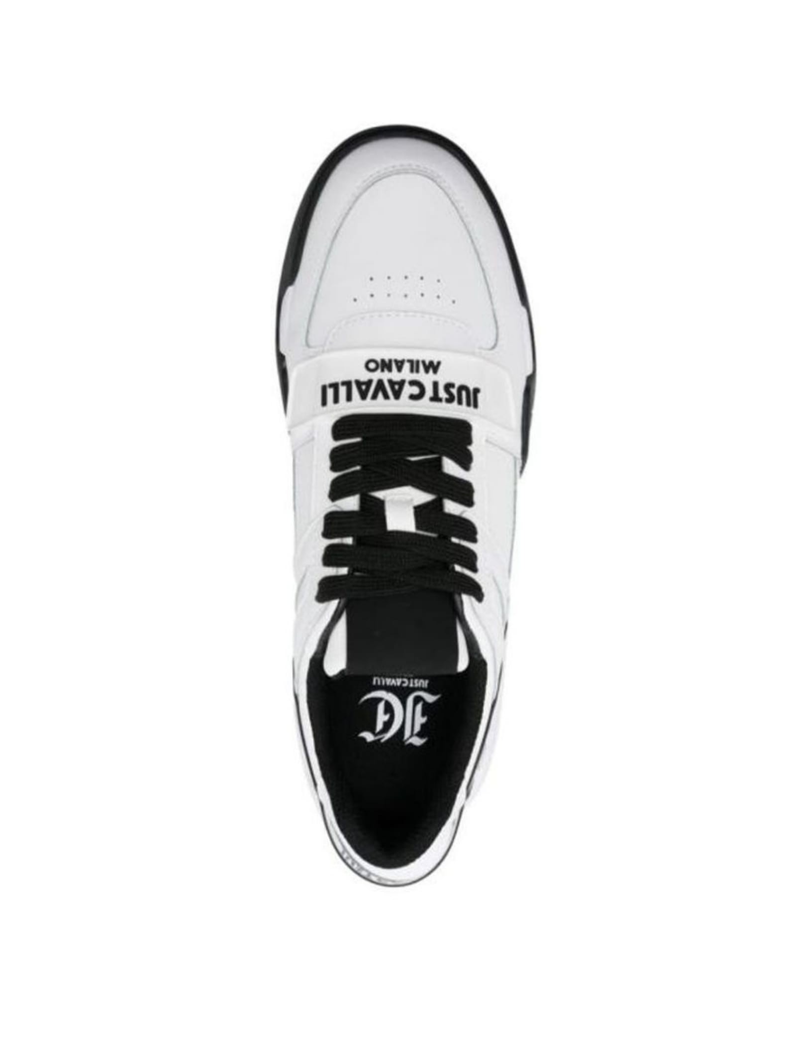 Just Cavalli Sneakers Men Color White In White
