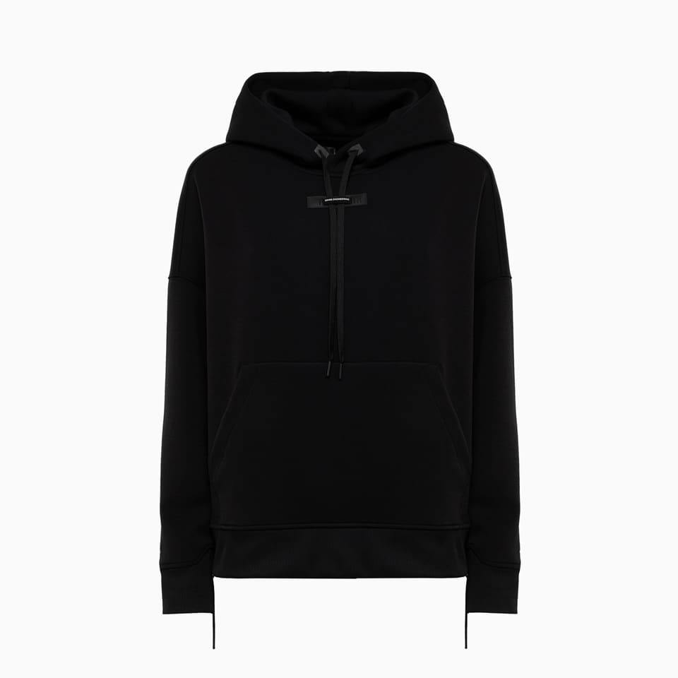 On Hooded Sweat-shirt In Black