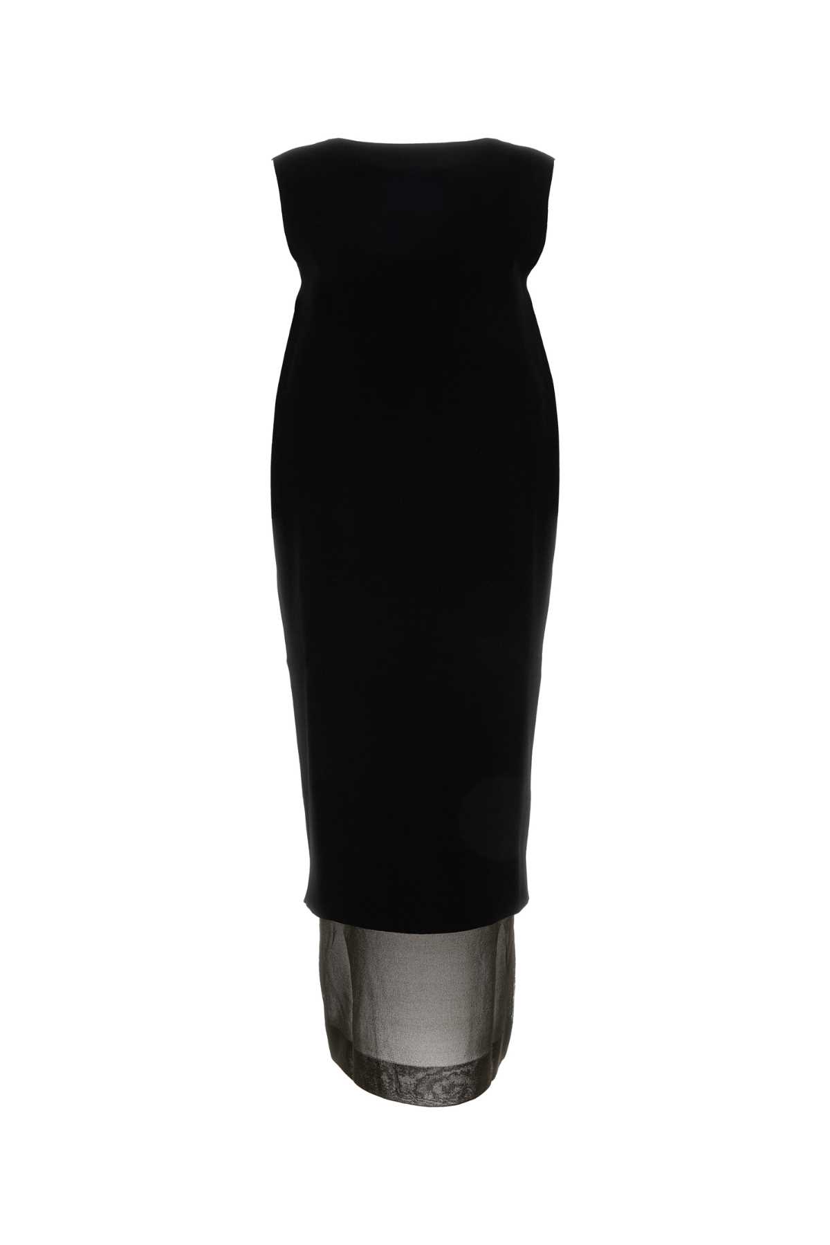 Khaite Malik Sleeveless Midi Dress In Black