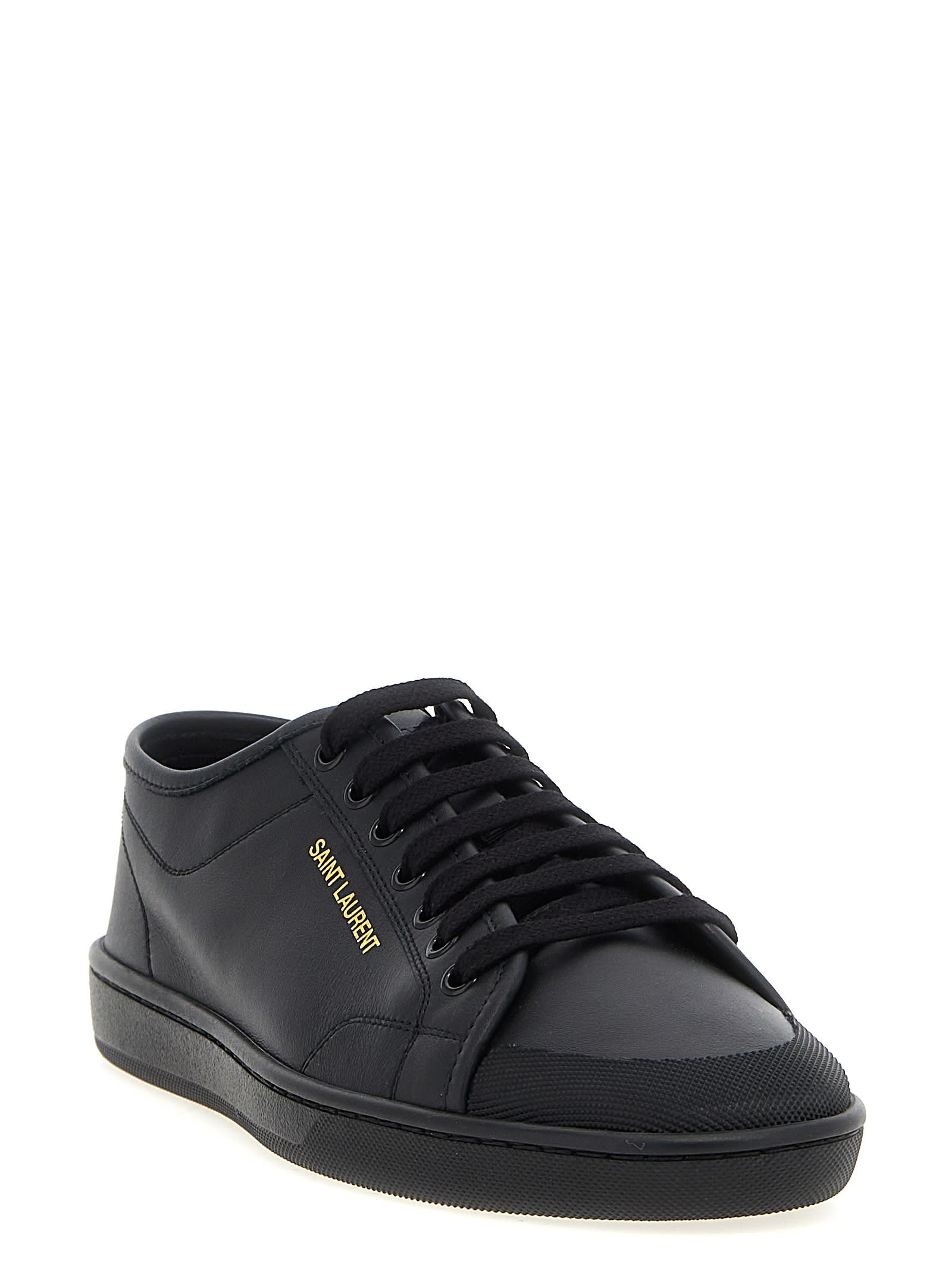 Saint Laurent Gym Sneakers In Black